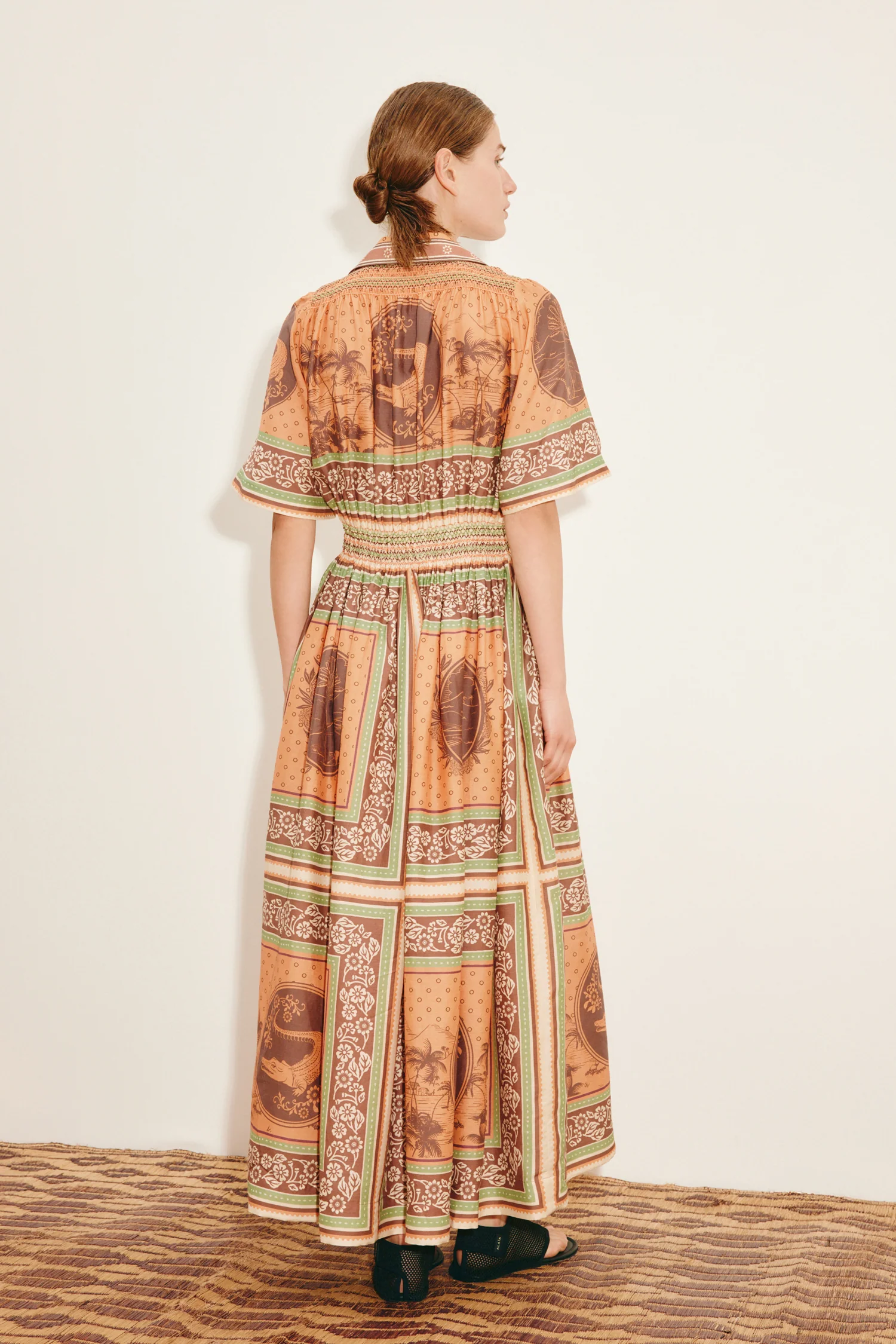 Alberta Smocked Shirt Dress - Image 4