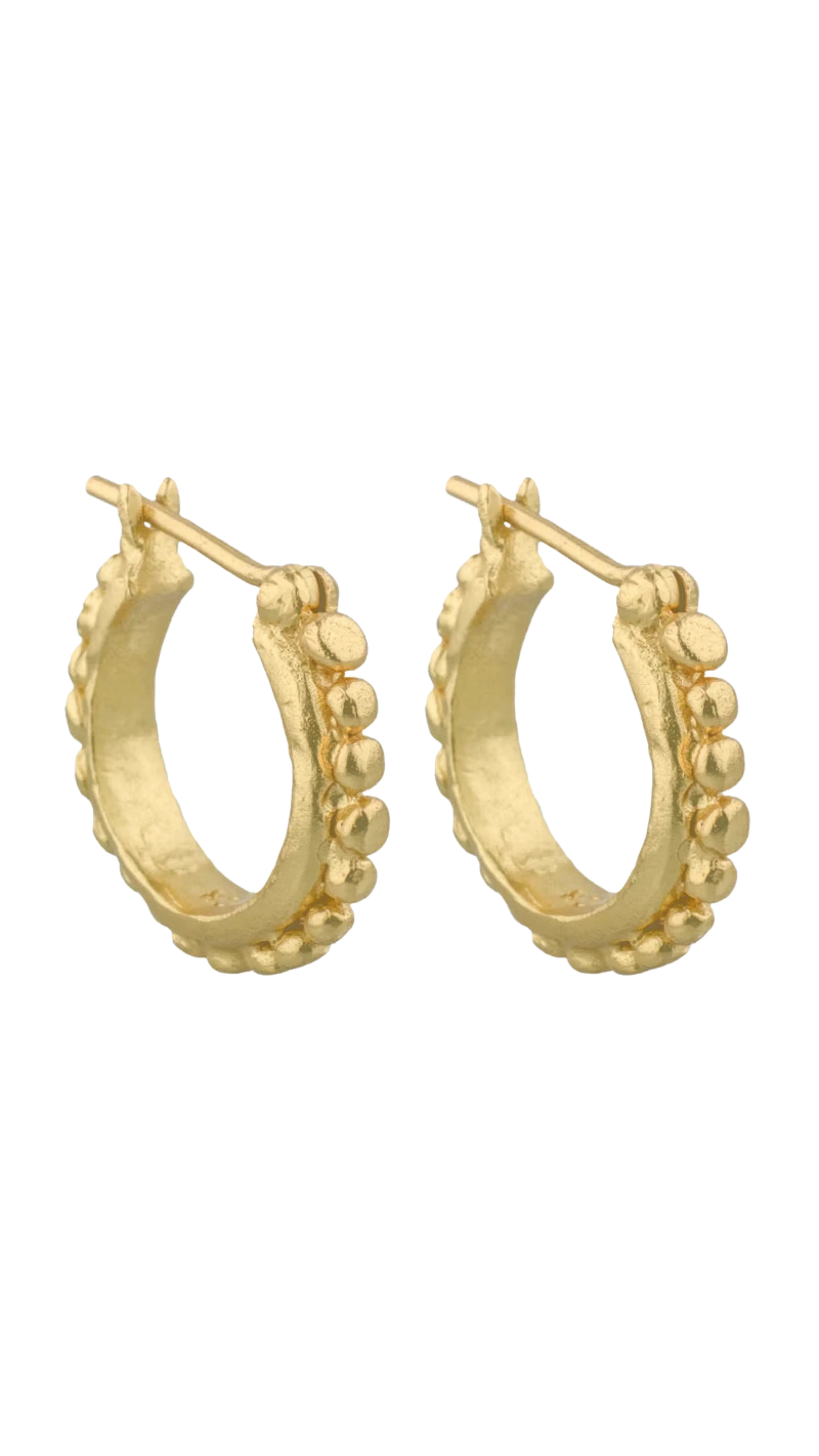 Angelica Hoops - 18K Gold Plated