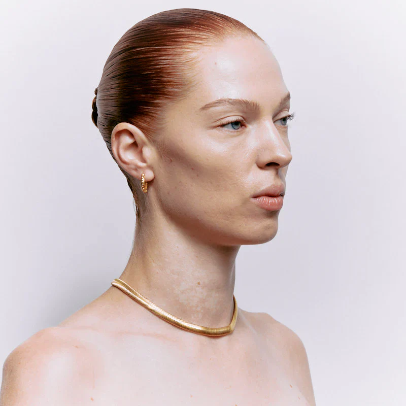 Angelica Hoops - 18K Gold Plated - Image 2