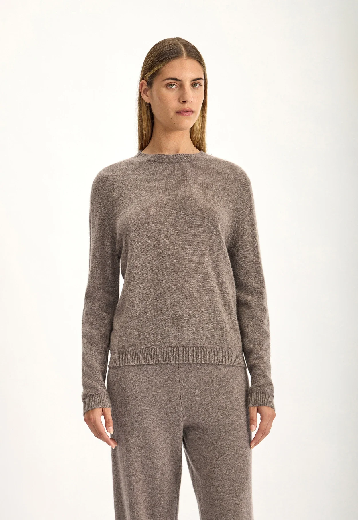 Bard Cashmere Sweater - Flannel Marle - Image 3