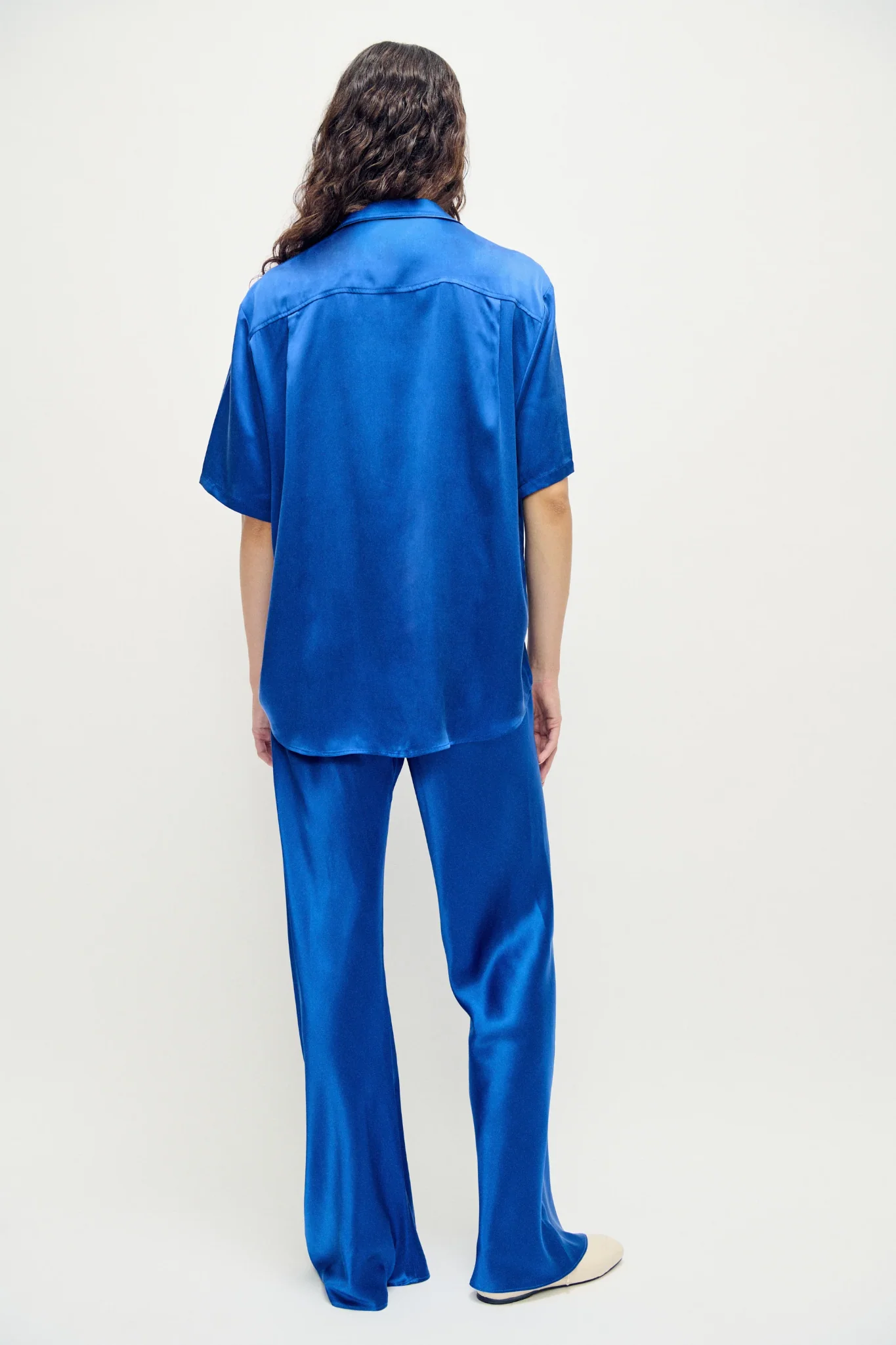 Bias Cut Pants - Wedgwood - Image 4