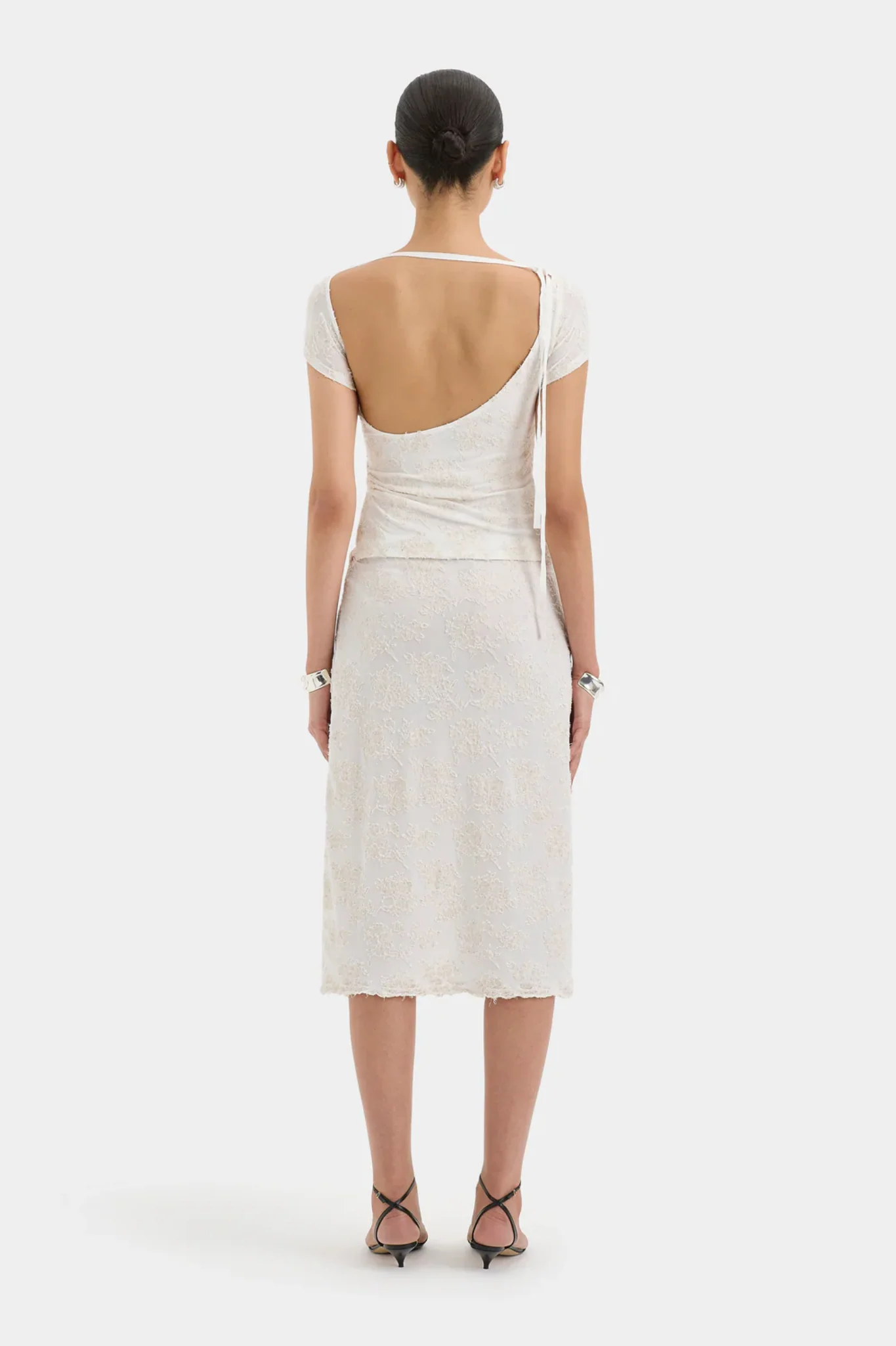 Blanca Wrap Skirt - Palmera Ivory - Image 3