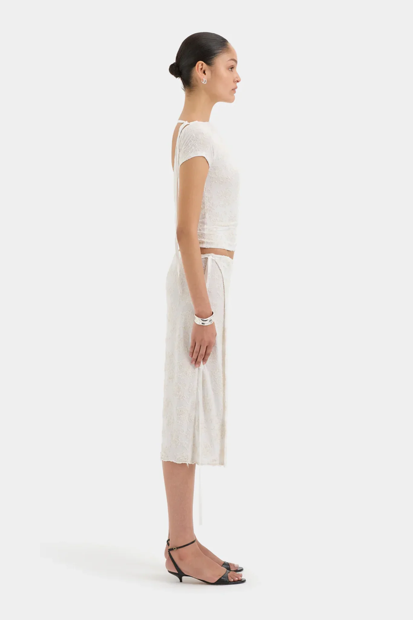 Blanca Wrap Skirt - Palmera Ivory - Image 4