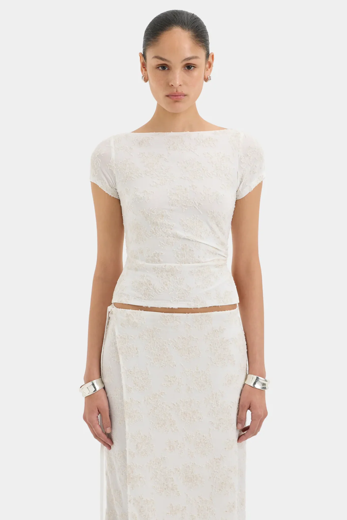 Blanca Wrap Skirt - Palmera Ivory - Image 5