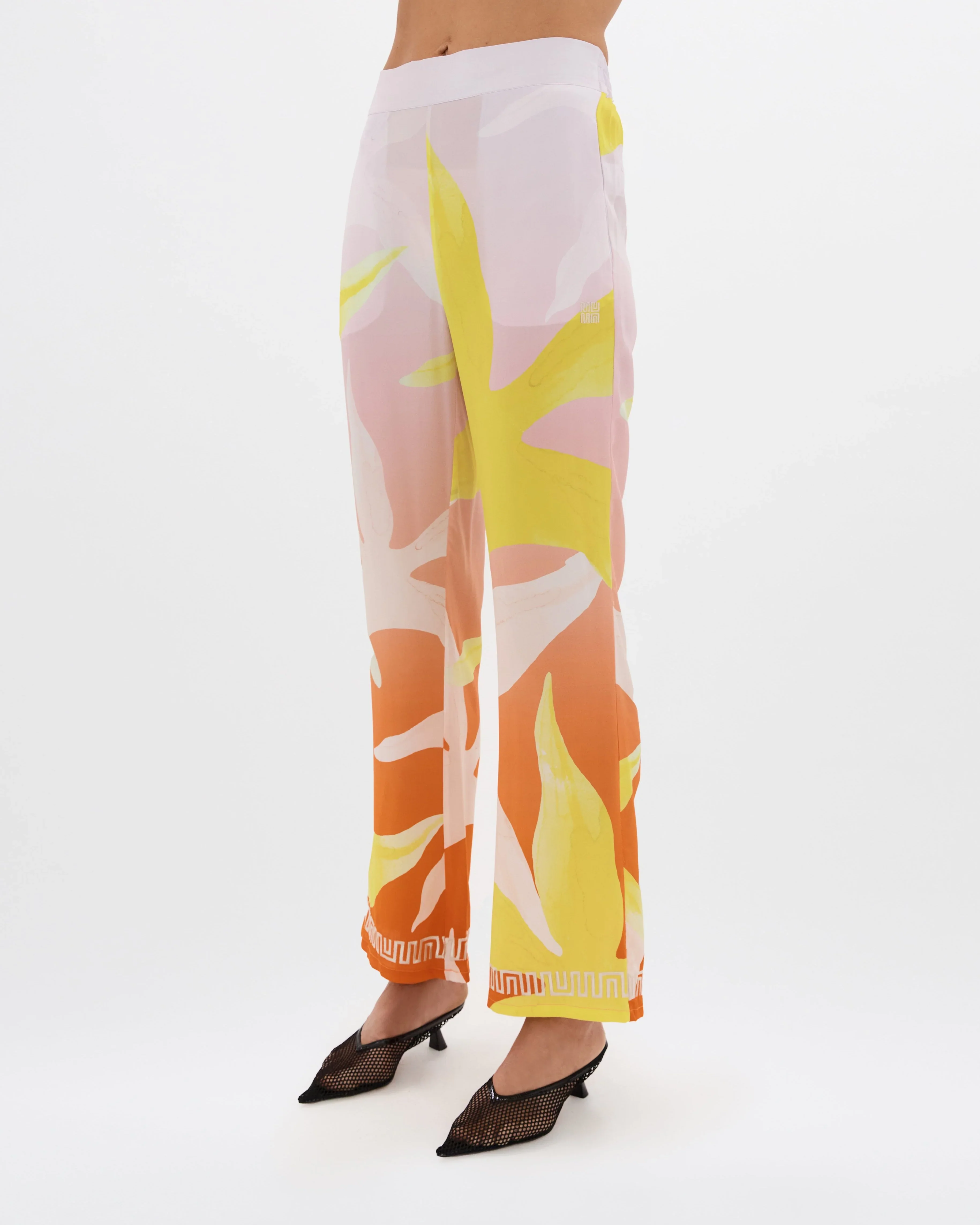 Dawn Floral Long Pant - Dawn Floral