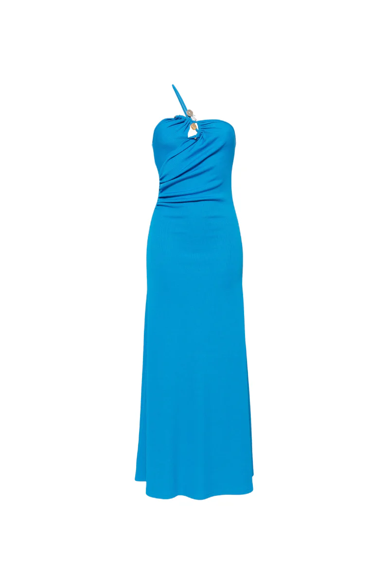 Concave Stone Cami Dress - Boston Blue