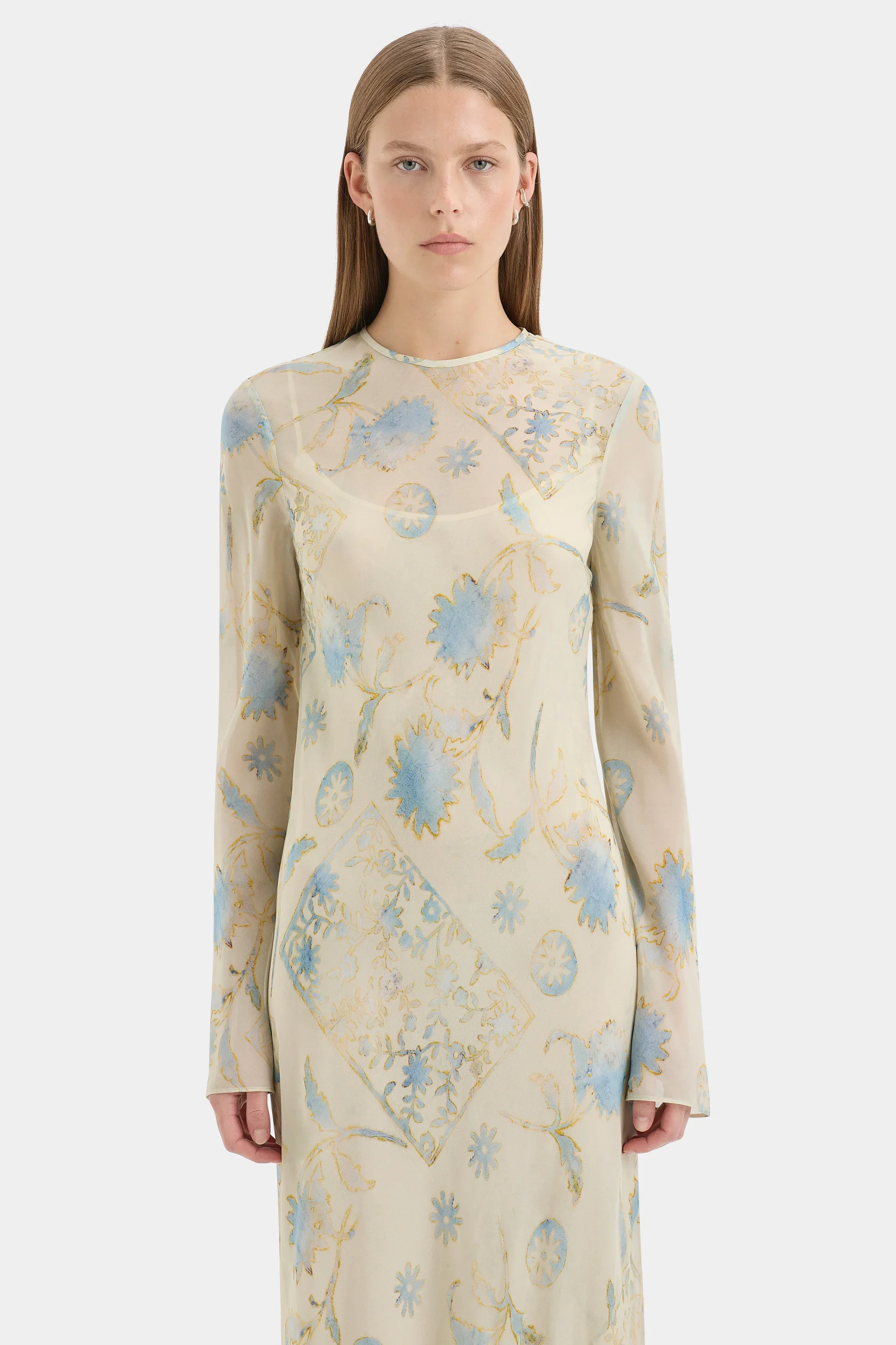 Cecile Long Sleeve Dress - Eira Butter - Image 2