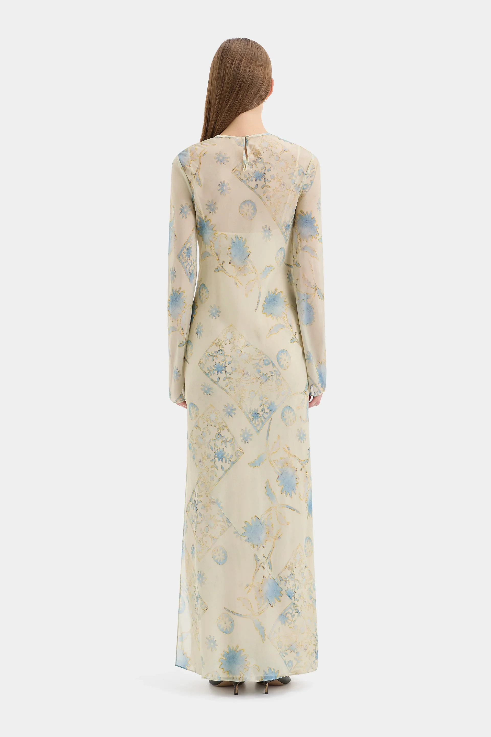 Cecile Long Sleeve Dress - Eira Butter - Image 3