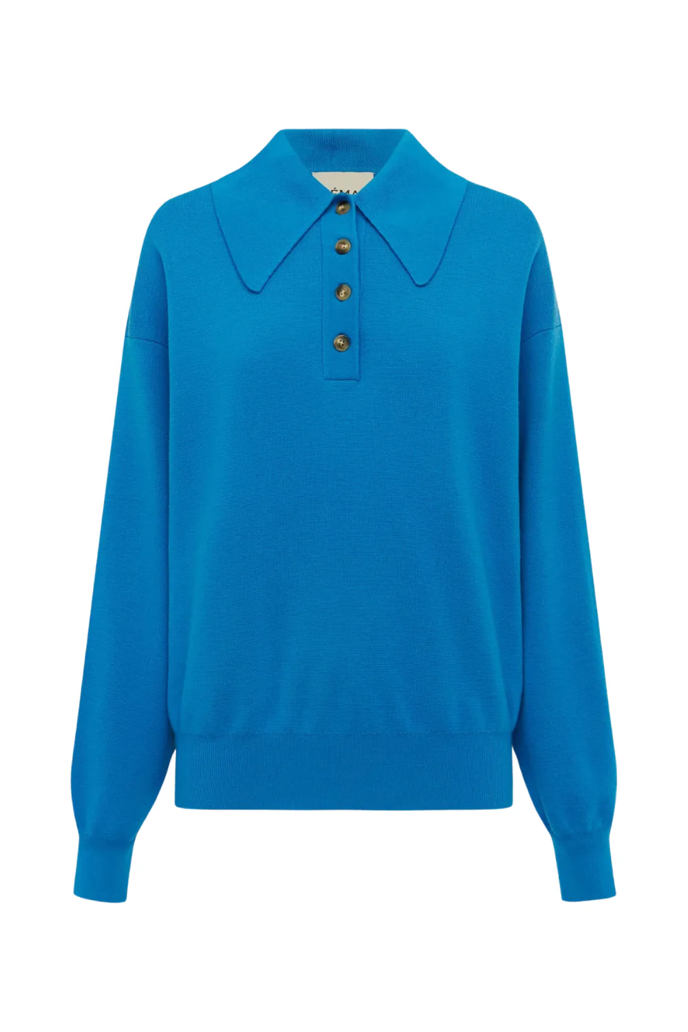 Claudia Azure Knit Polo