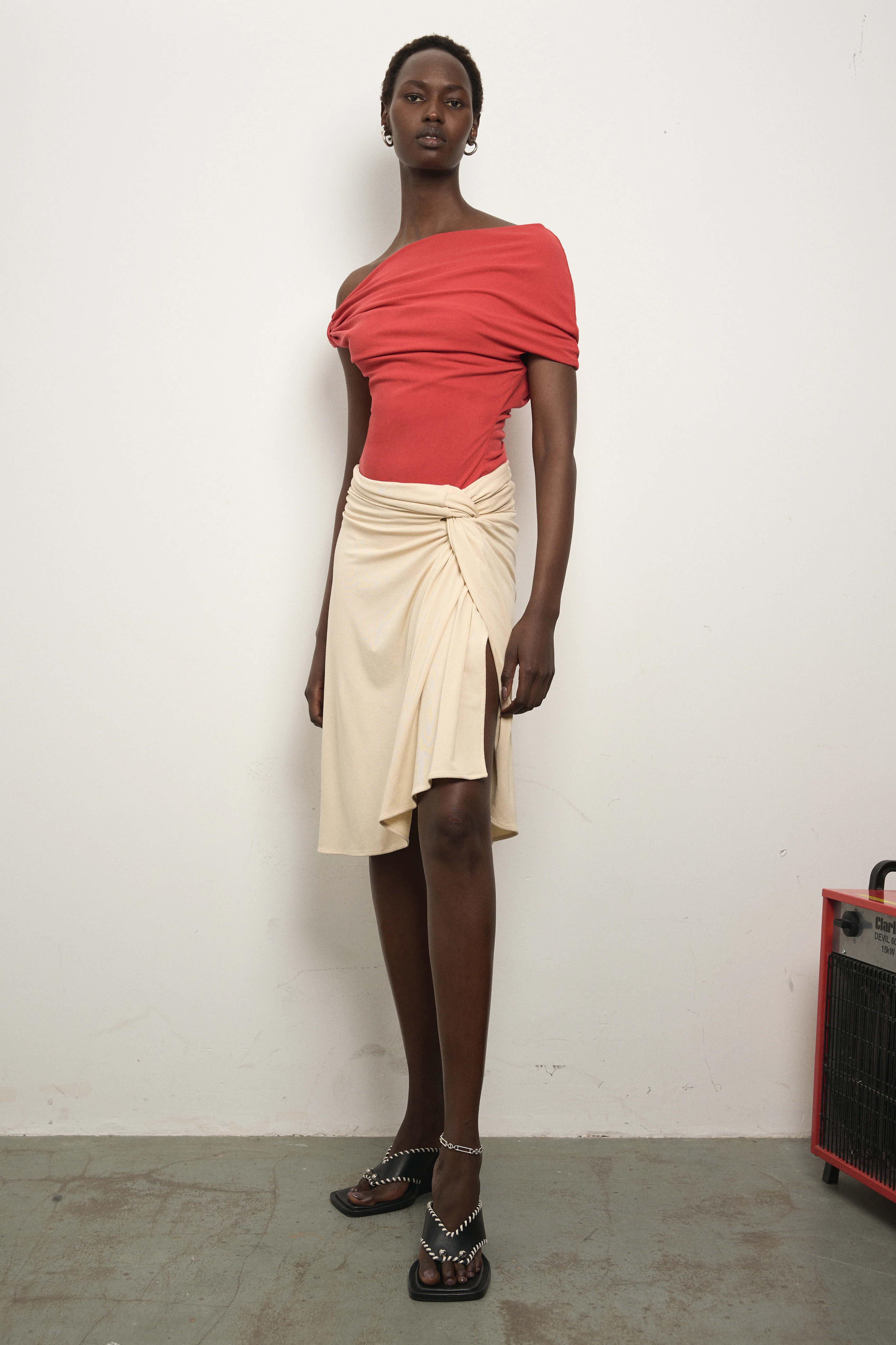 Elemental Ida Top - Scarlet Cupro - Image 4