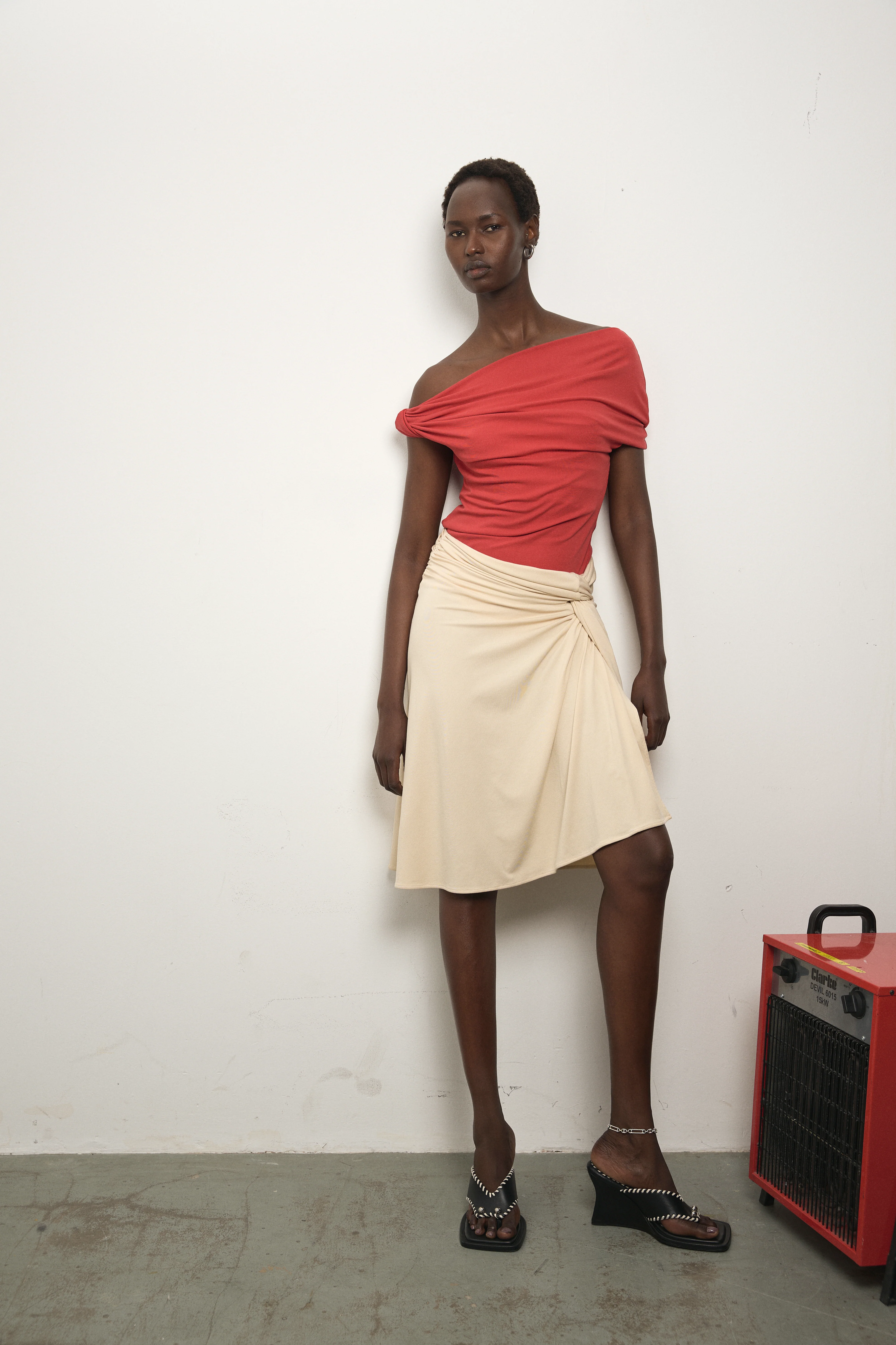 Elemental Ida Top - Scarlet Cupro - Image 5