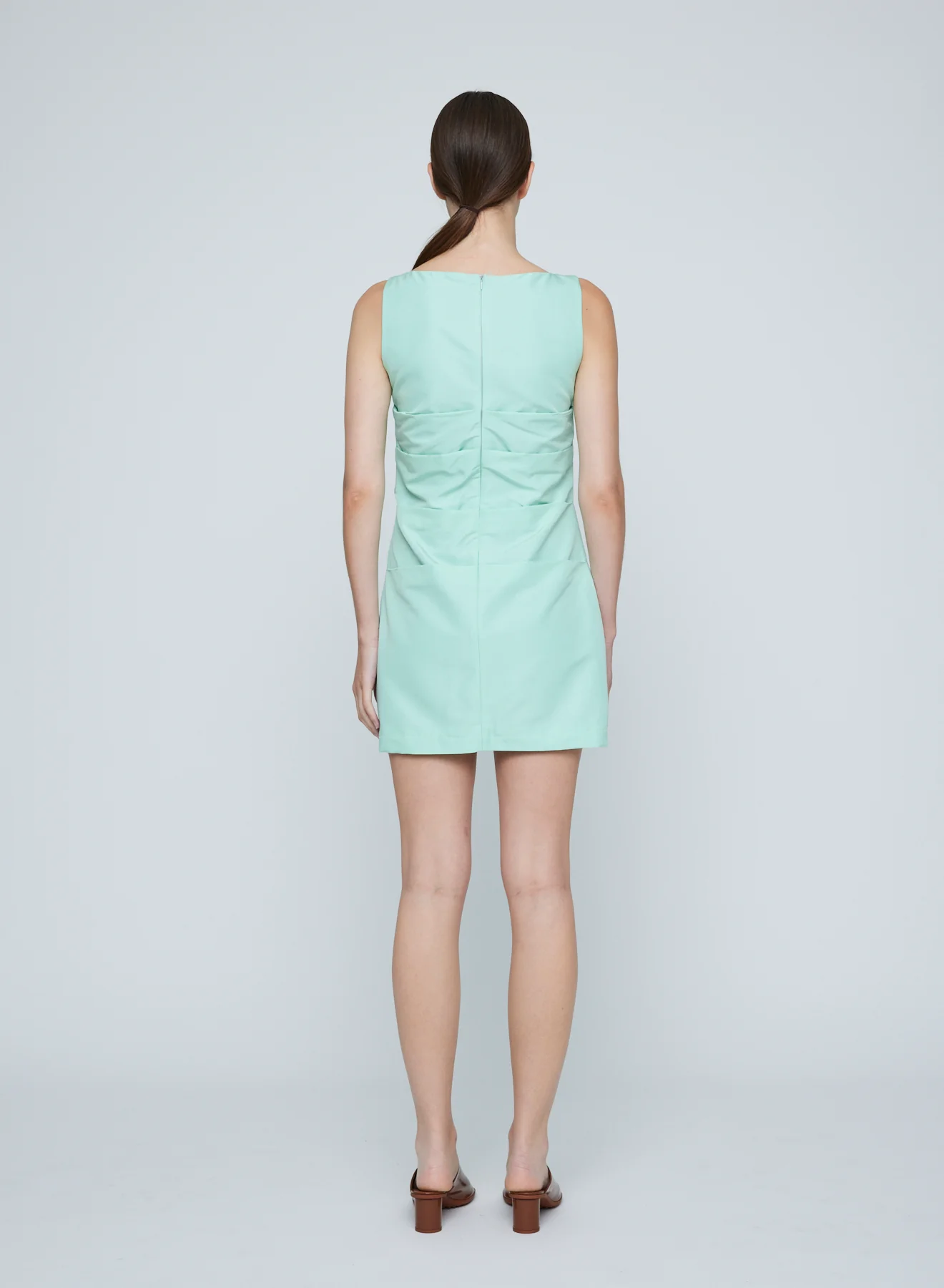 Emma Mini Dress - Honeydew - Image 4