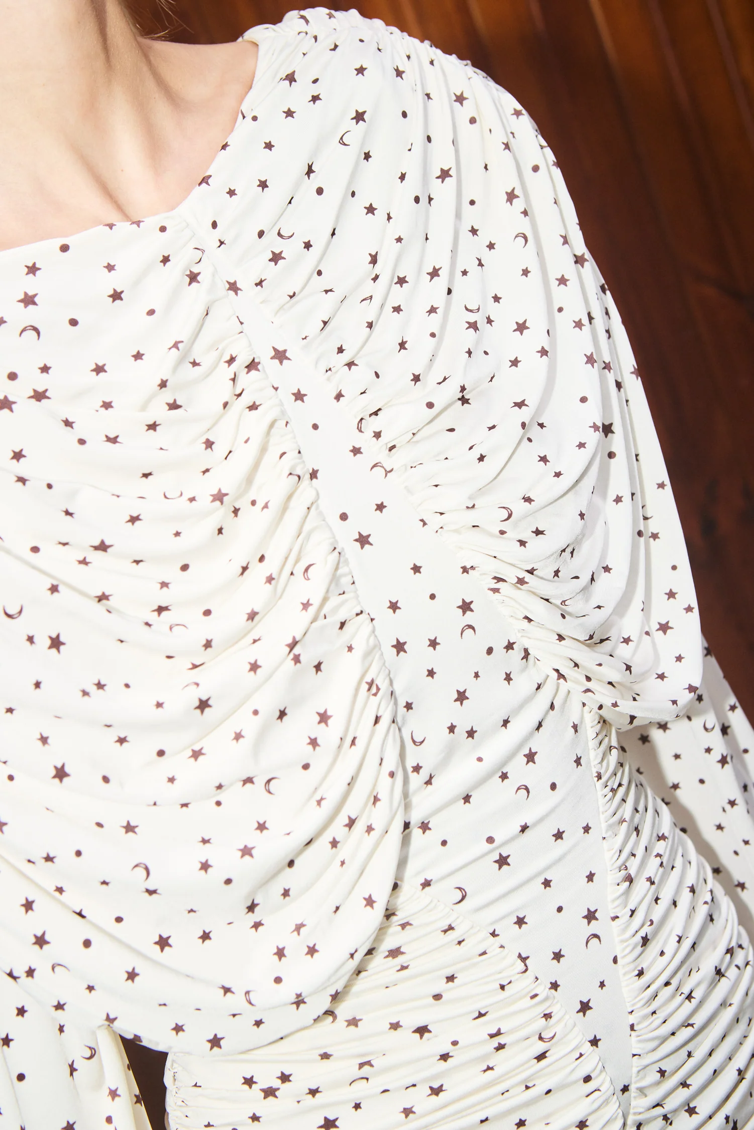 Etta Ruched Mini Dress - Image 3