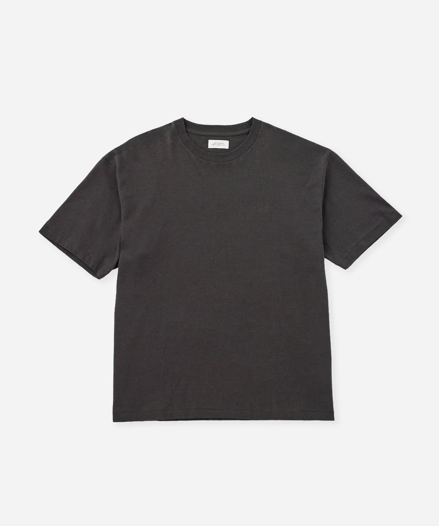 Hemp S.NYC Short Sleeve Tee - Charcoal - Image 3