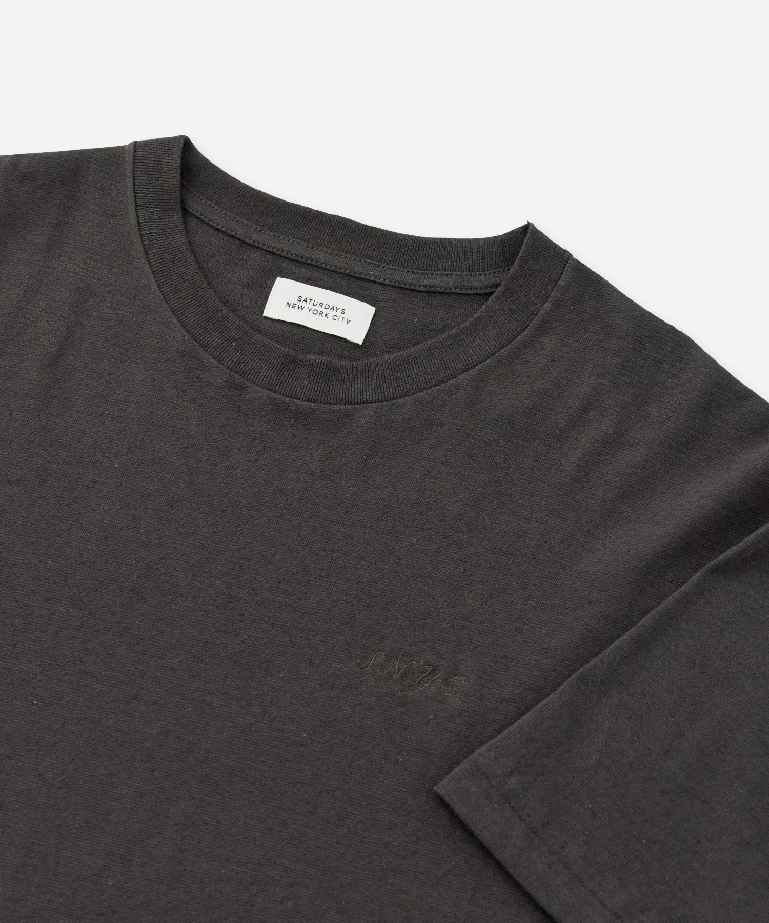 Hemp S.NYC Short Sleeve Tee - Charcoal - Image 5