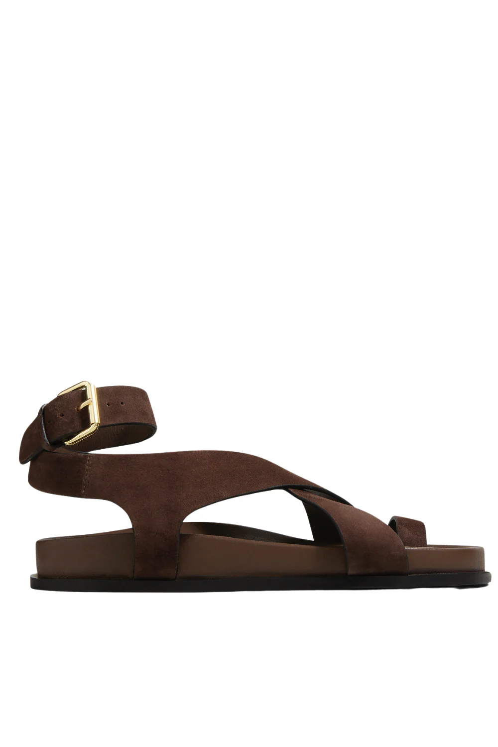 Jalen Sandal - Walnut Suede