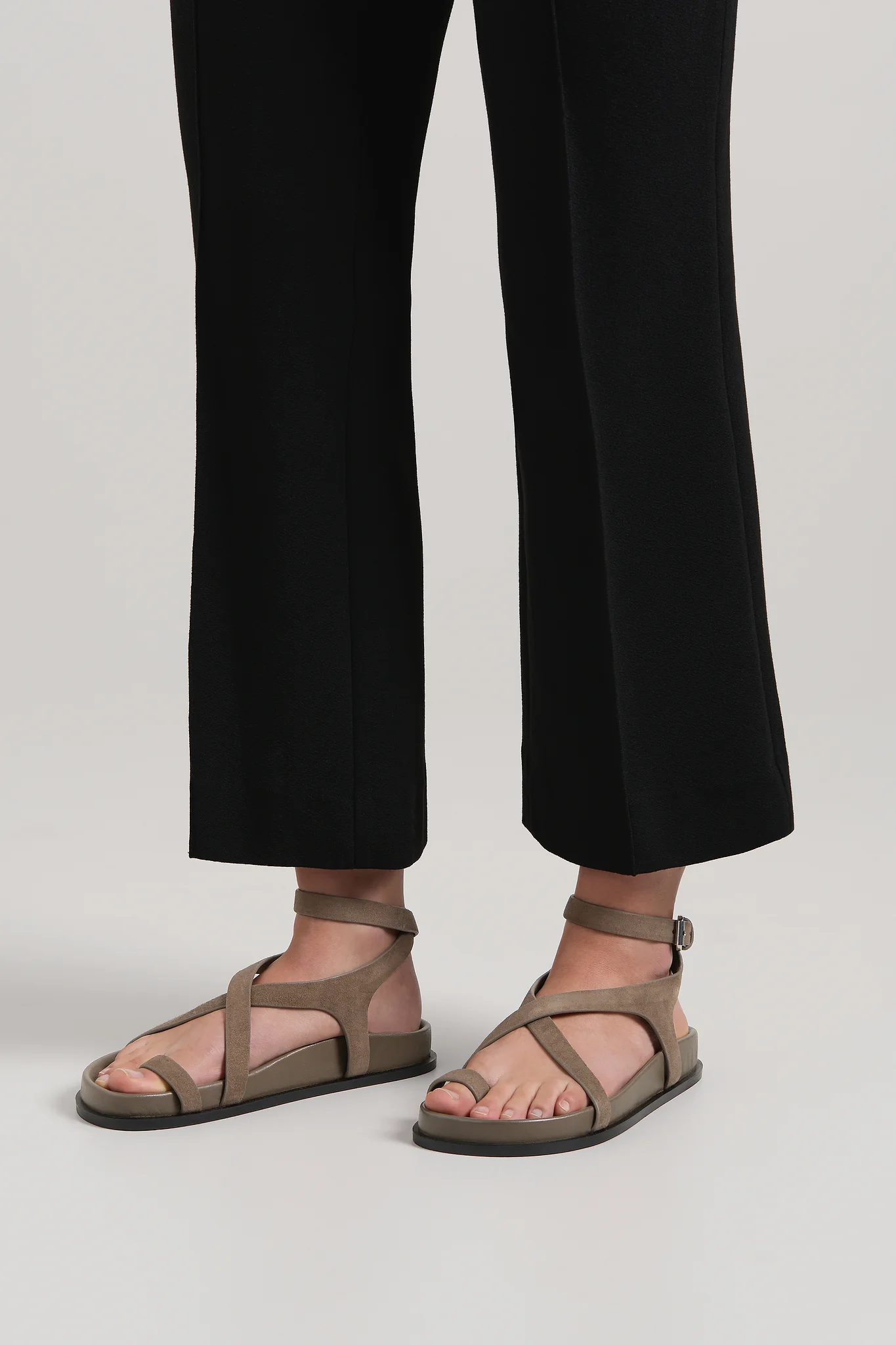 Jalen Slim Sandal - Tawny Suede - Image 2
