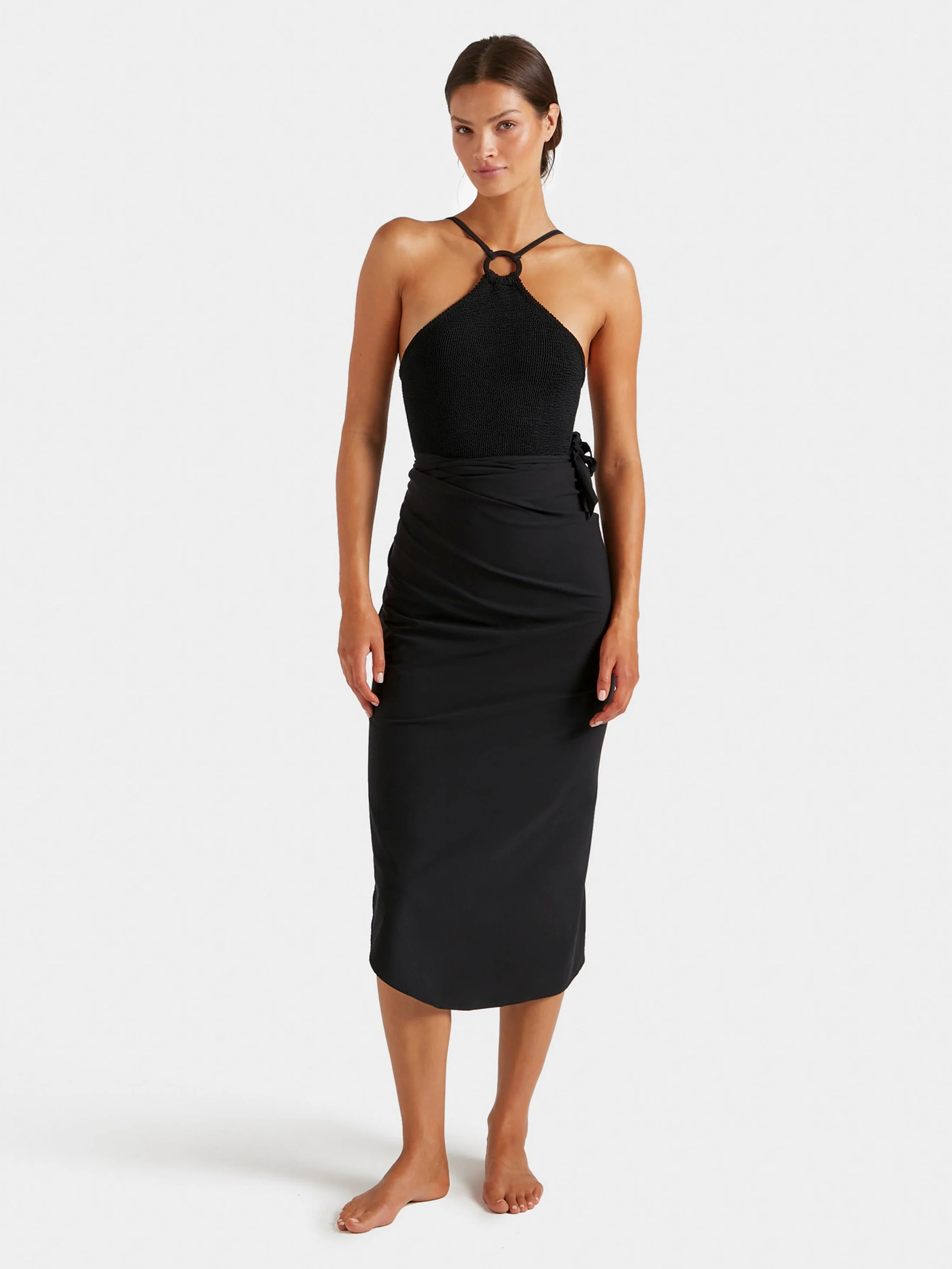 Jasmine Swim With Hoop - Black - Image 6