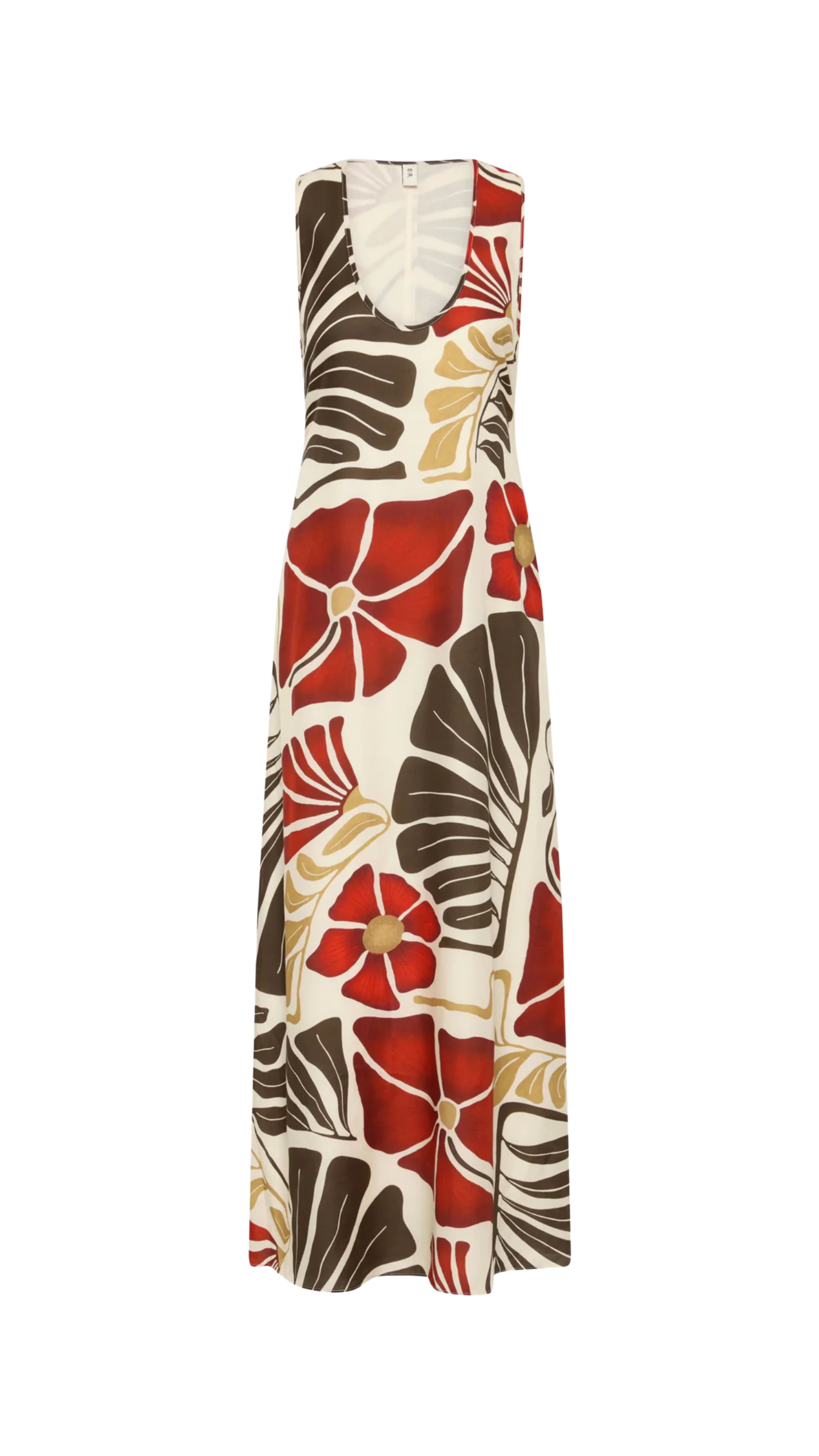 Julietta Scoop Neck Maxi Dress - Fiorello Rosso