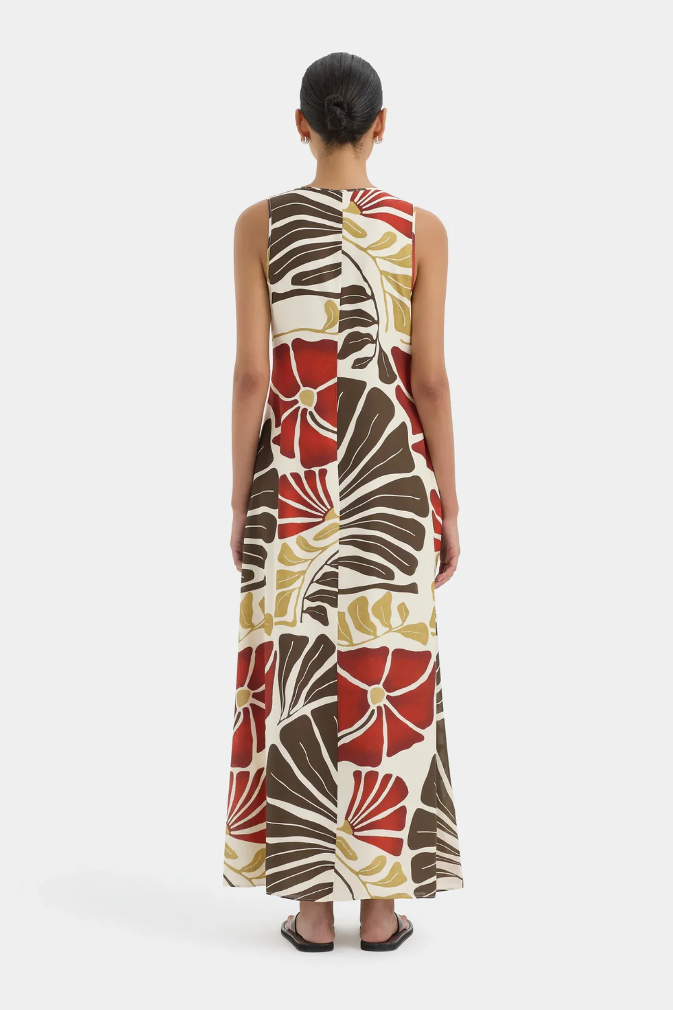 Julietta Scoop Neck Maxi Dress - Fiorello Rosso - Image 3
