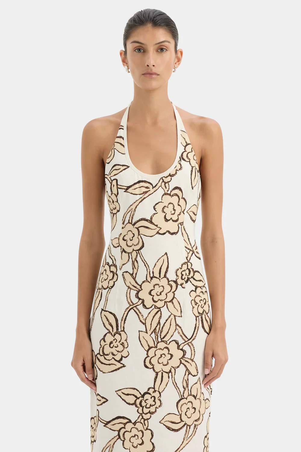 Elodie Halter Midi Dress - Patale - Image 4