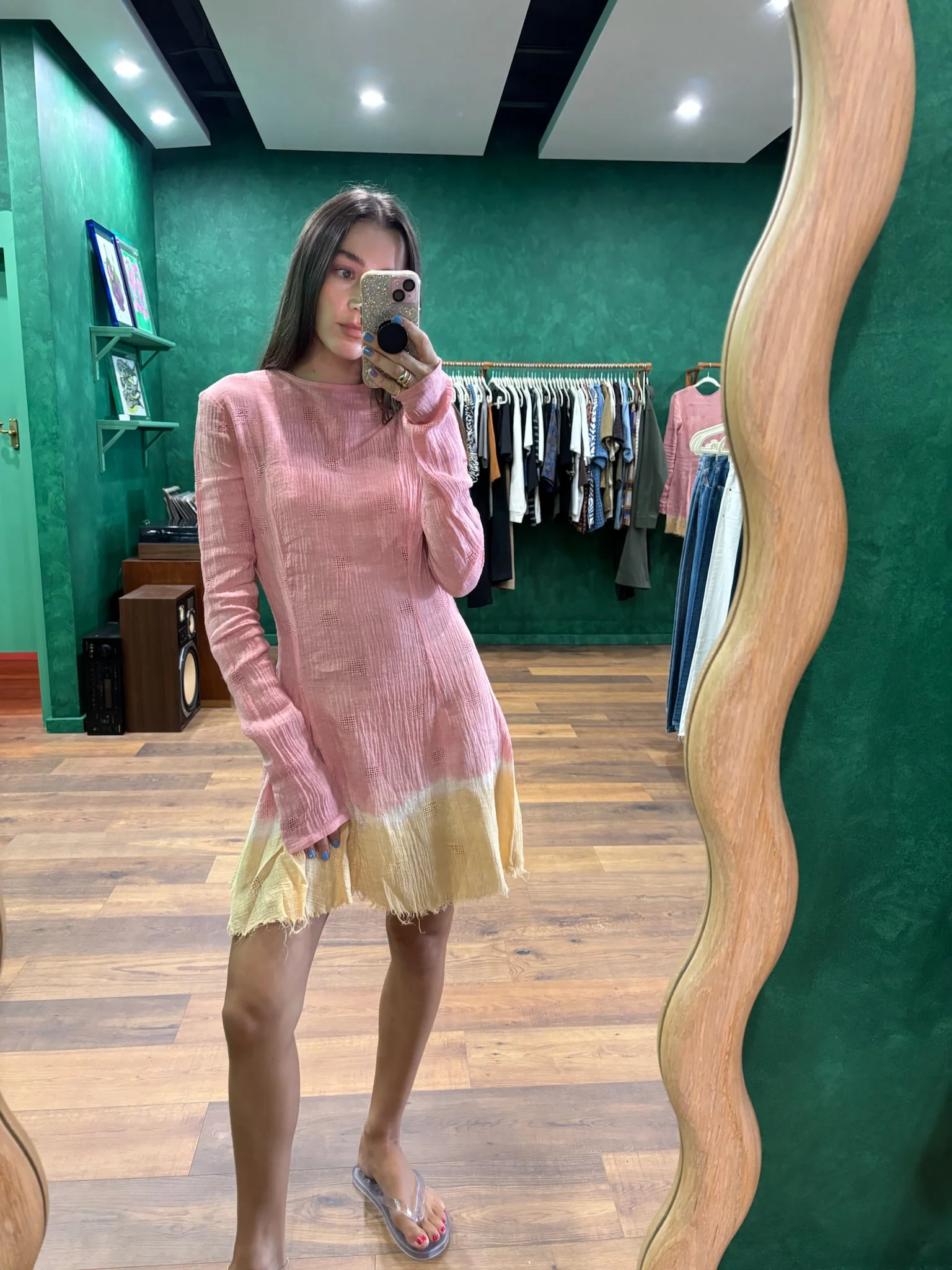 Linen Party Dress - Petal