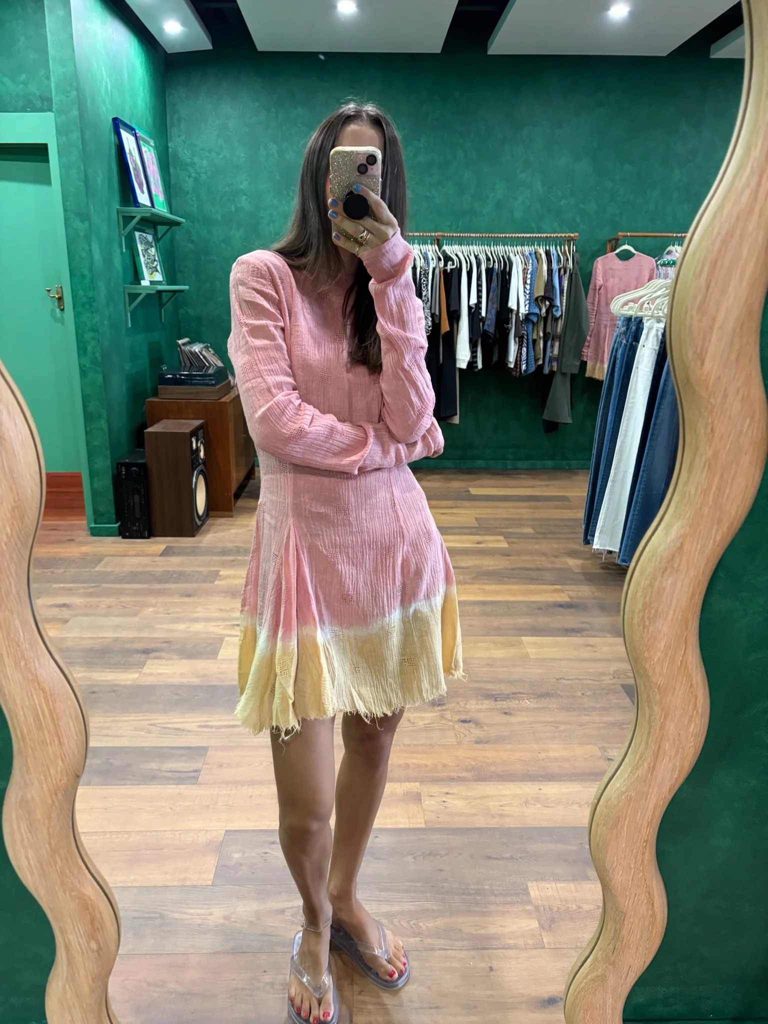 Linen Party Dress - Petal - Image 2