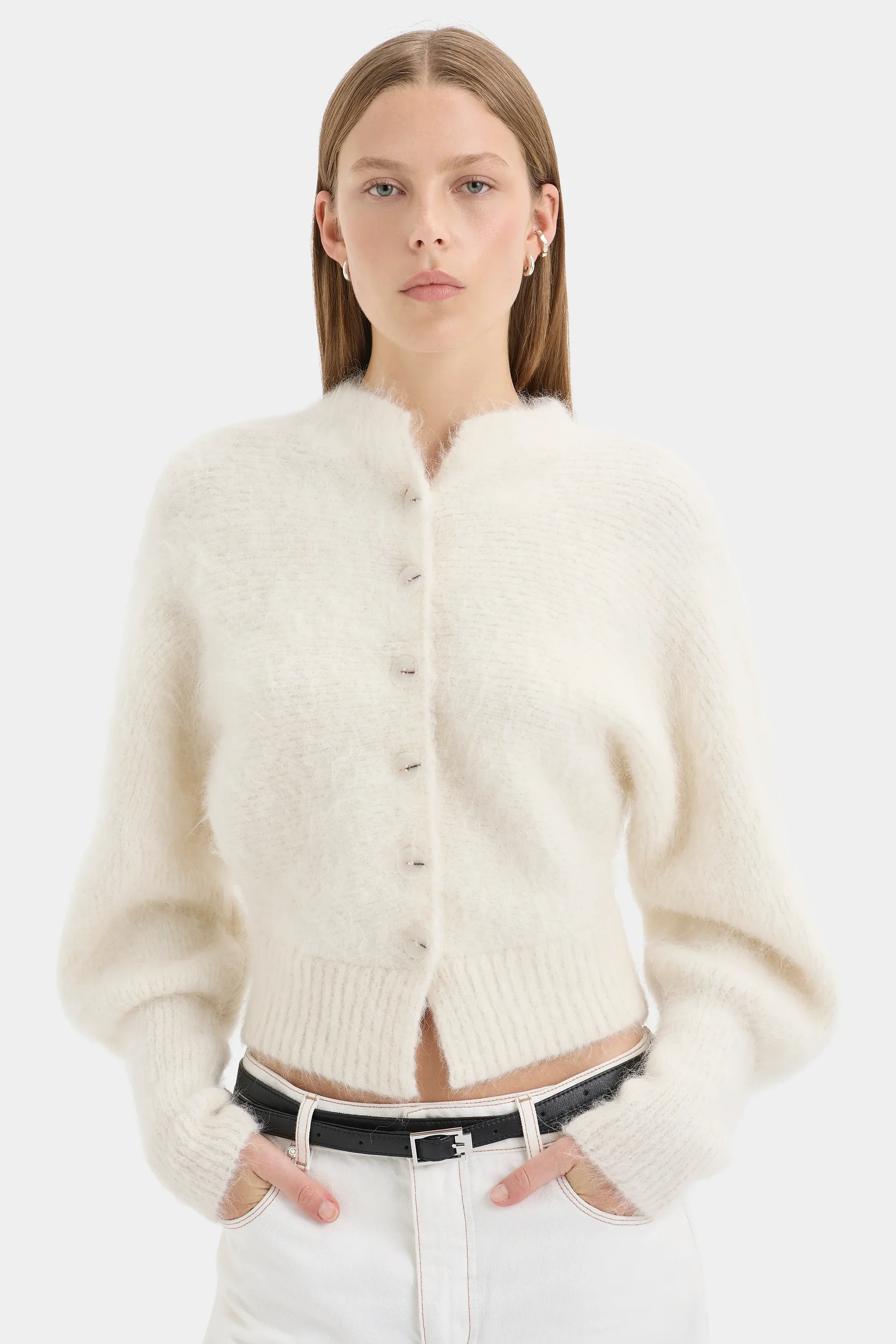 Lise Cardigan - Ivory - Image 4