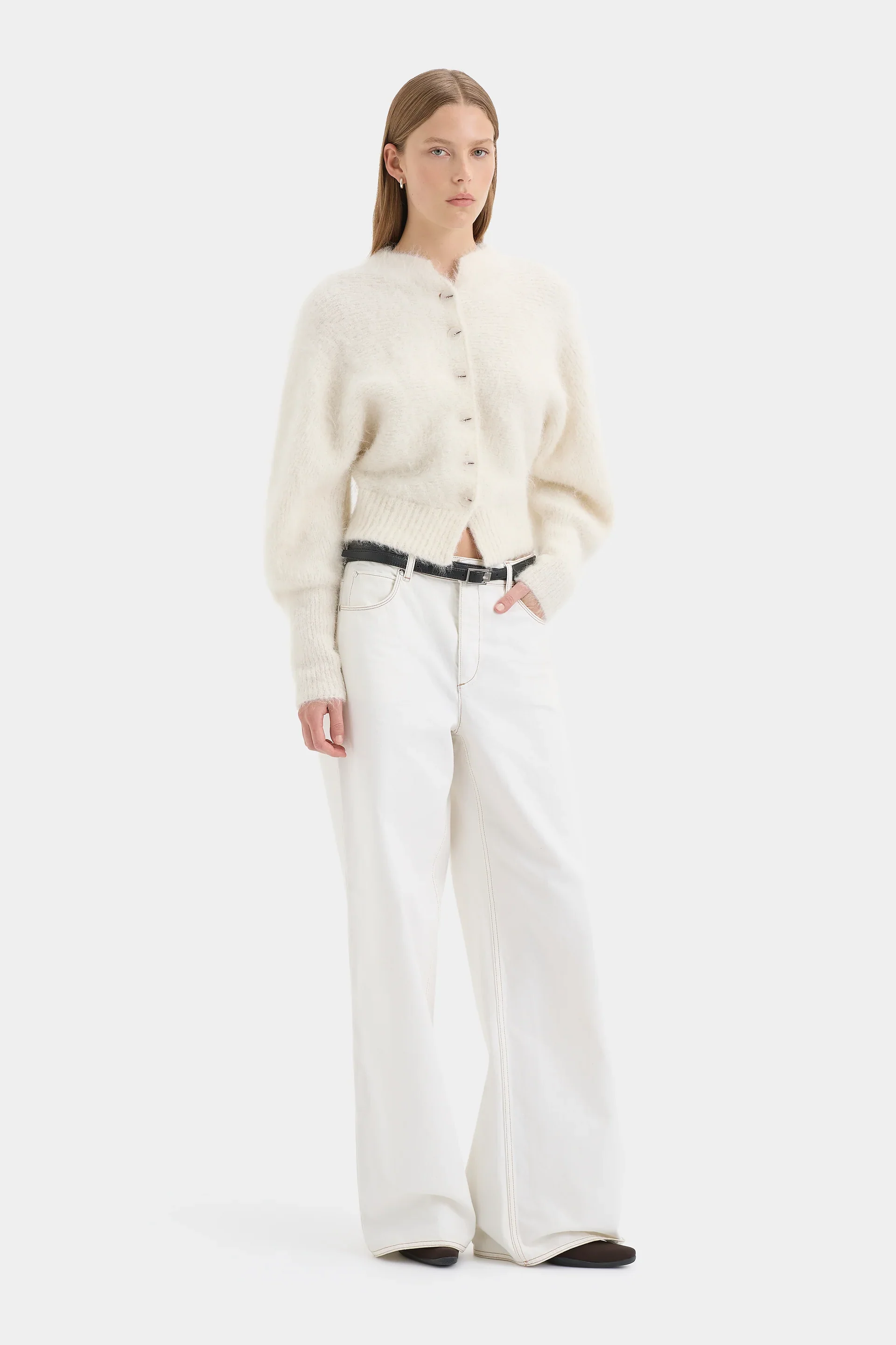 Lise Cardigan - Ivory - Image 5