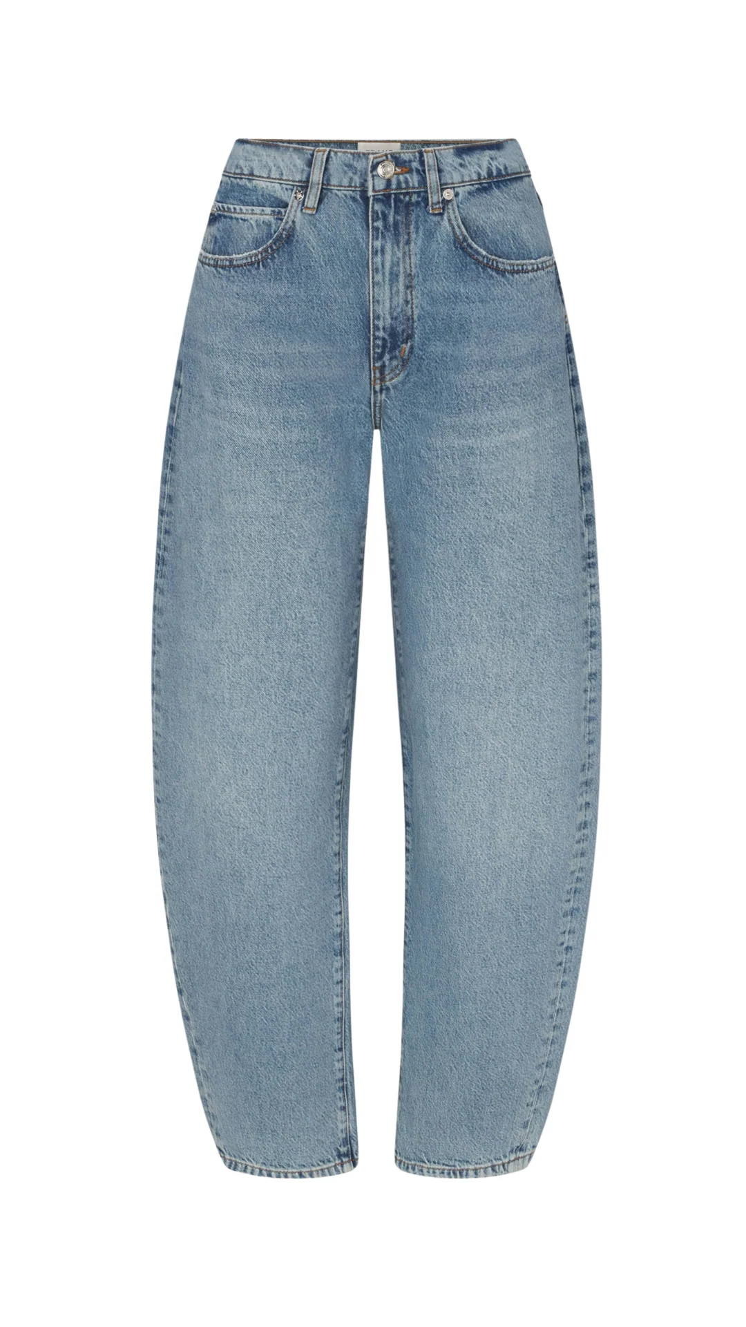 Low Slung Barrel Jeans - Dollhouse