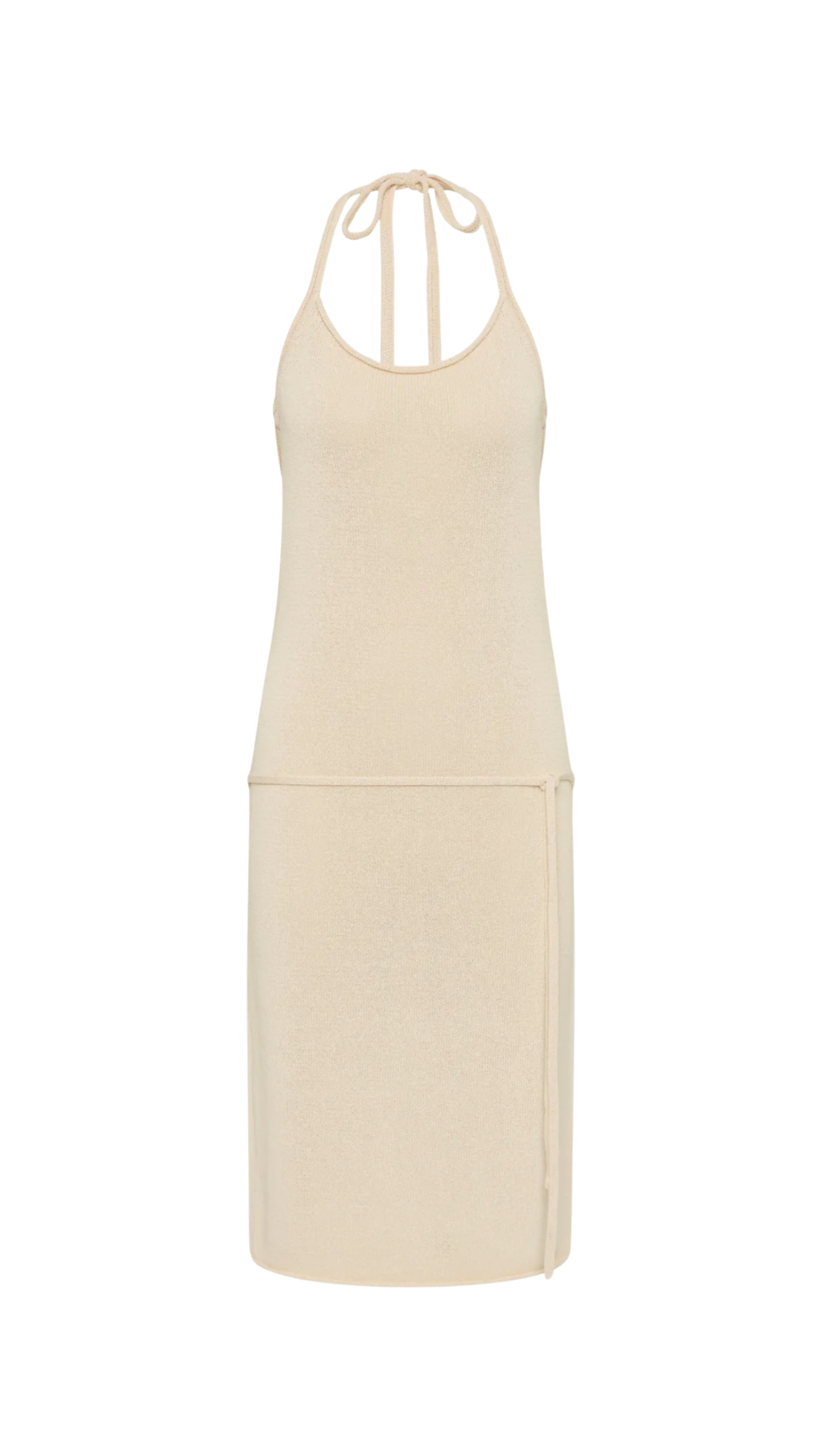 Lula Halter Dress - Natural