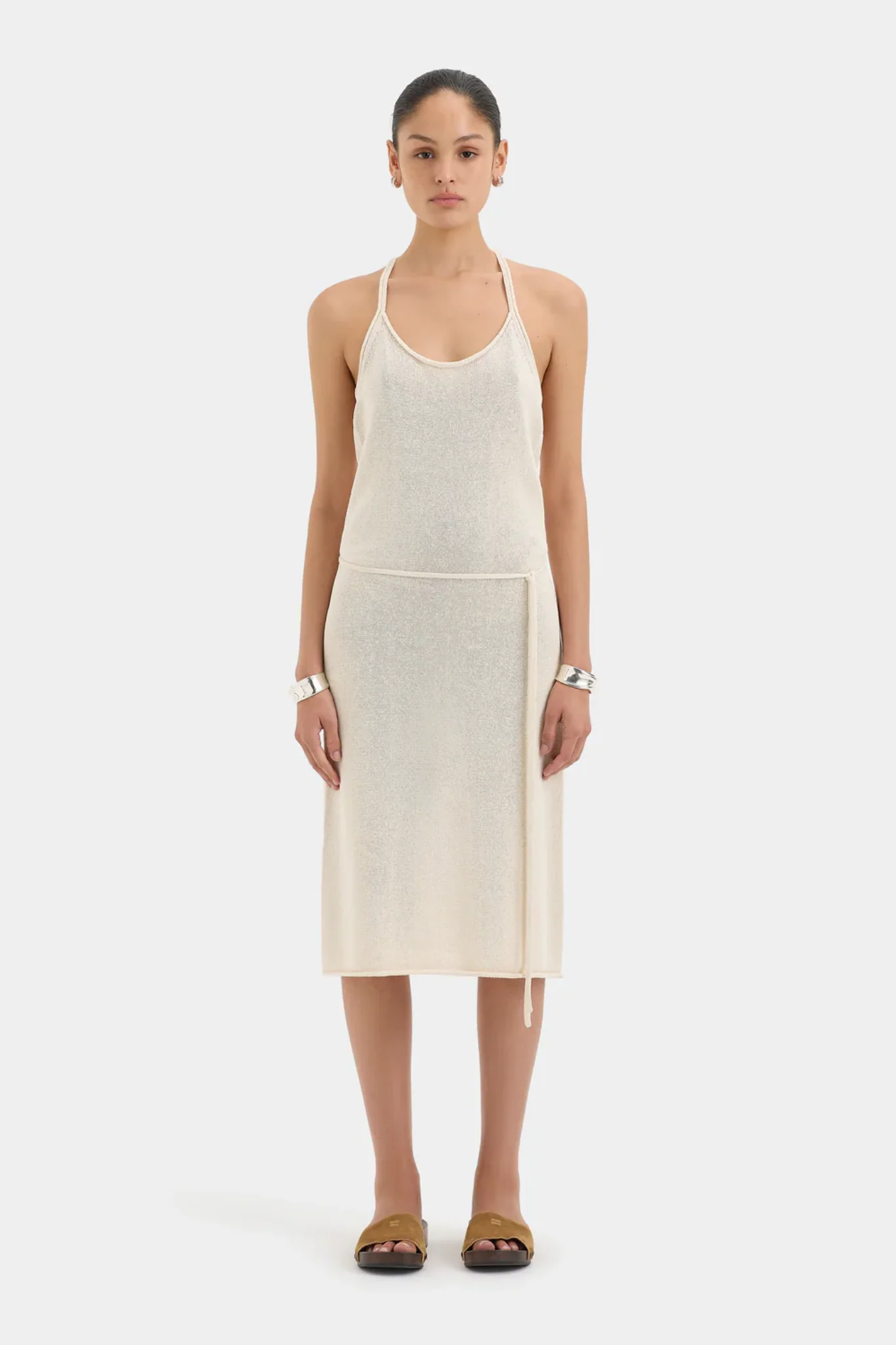 Lula Halter Dress - Natural - Image 2
