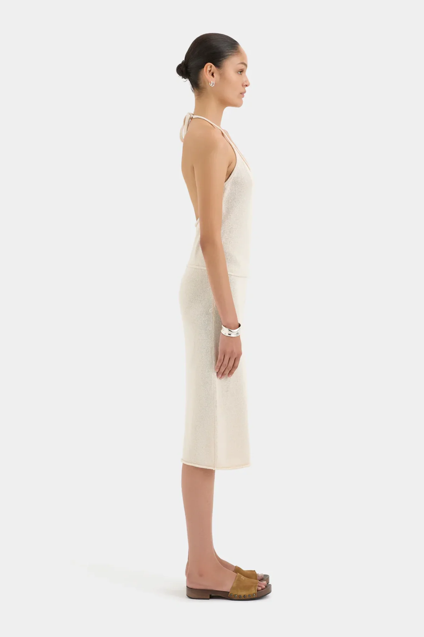 Lula Halter Dress - Natural - Image 4