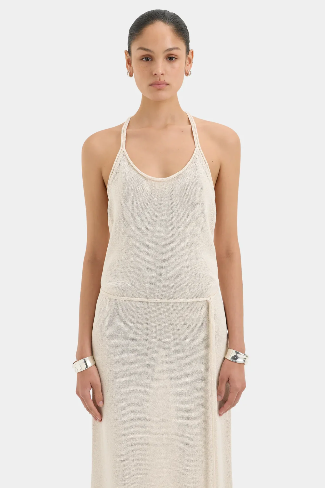 Lula Halter Dress - Natural - Image 5
