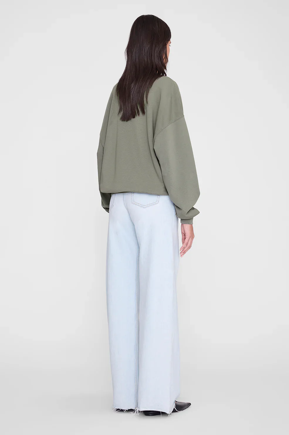 Miles Sweatshirt Letterman - Sage - Image 5