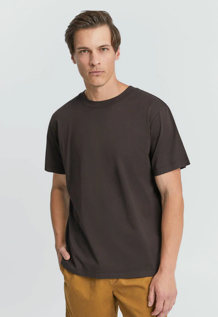 Mills Heavyweight Cotton Tee - Bitter - Image 4