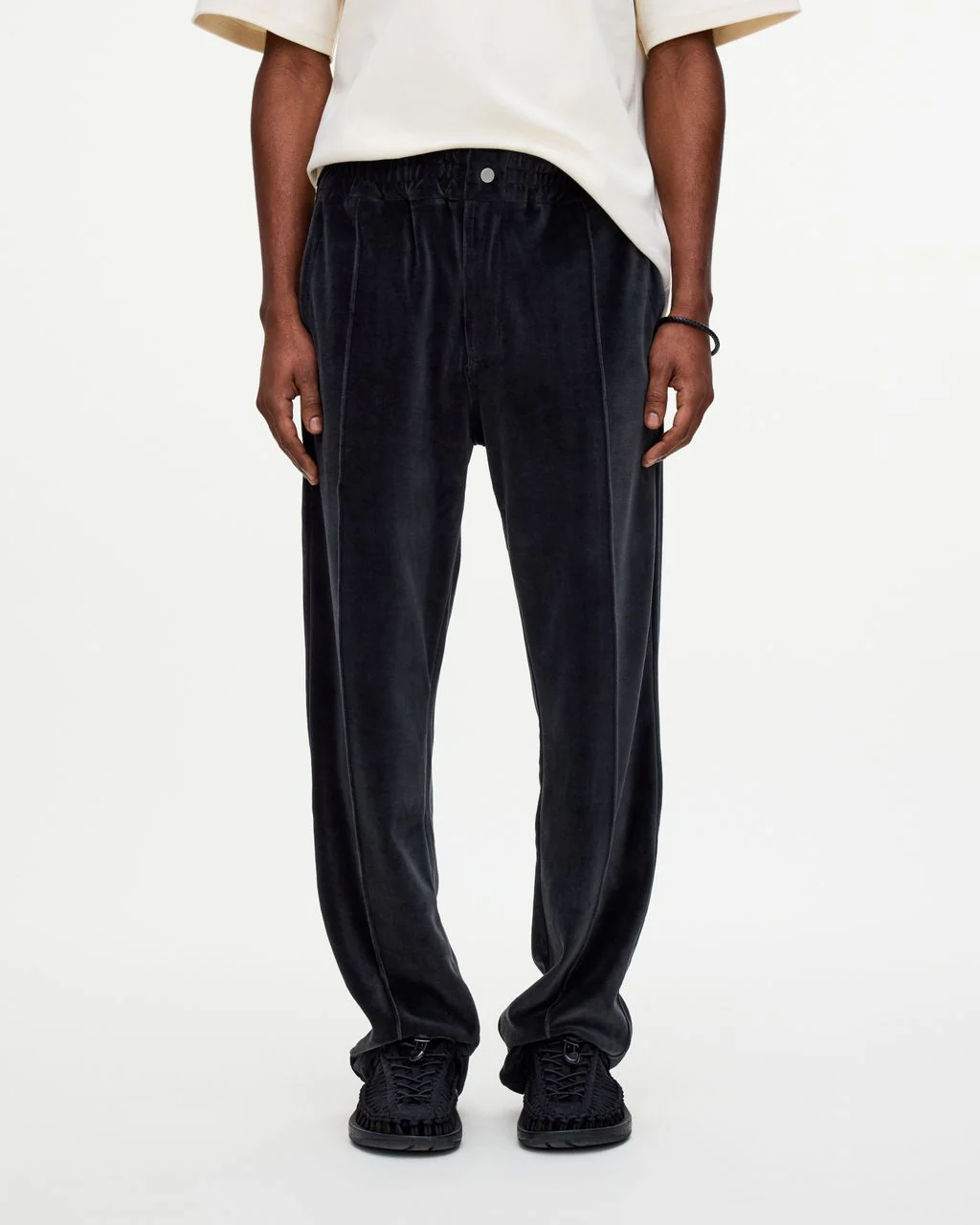 Nearly Black Velour Pants - Image 2