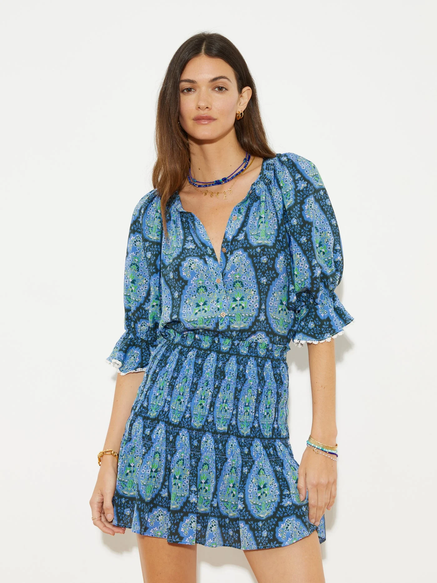 Onda Short Sleeve Blouse - Image 3