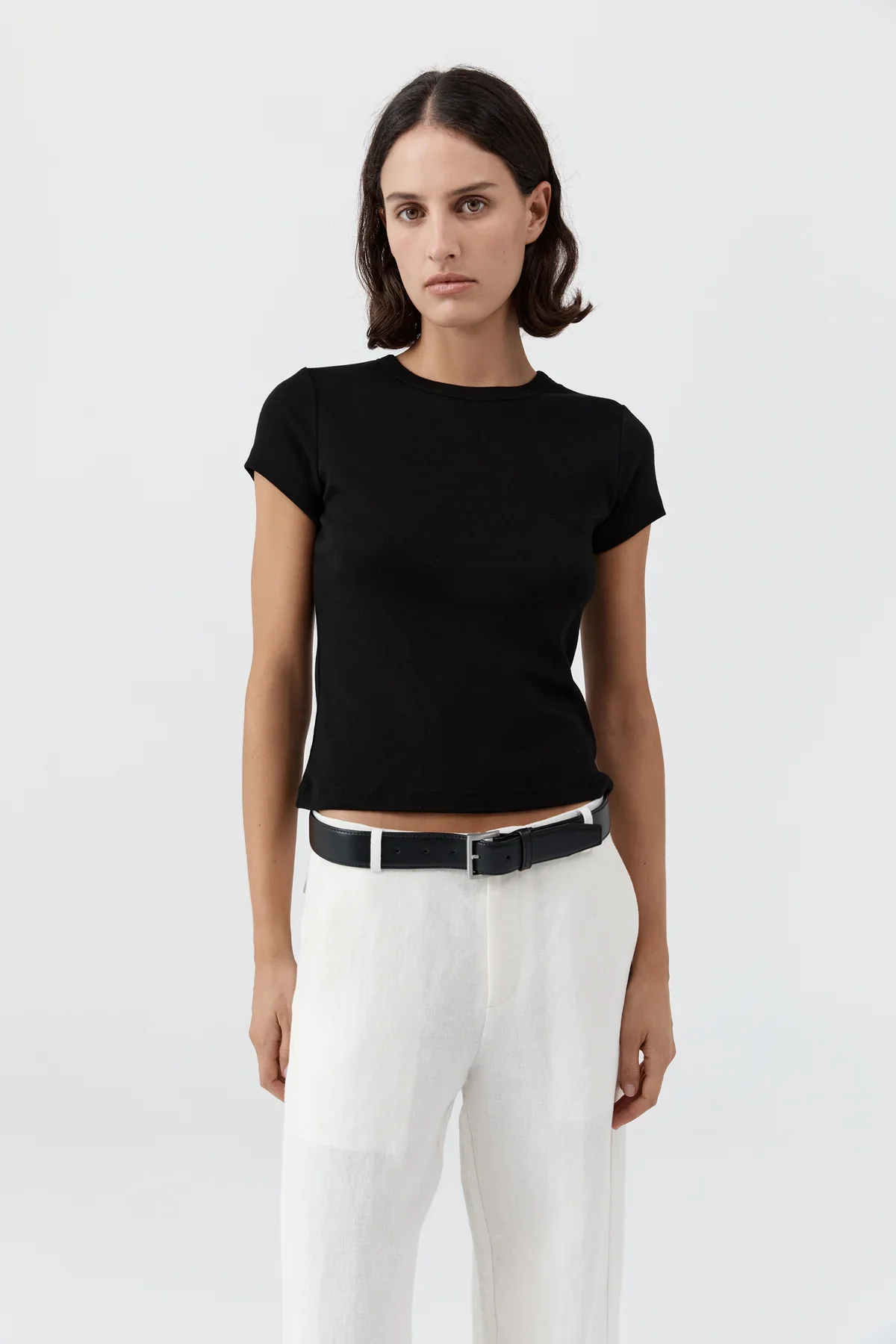 Organic Cotton Baby Tee - Jet Black - Image 3
