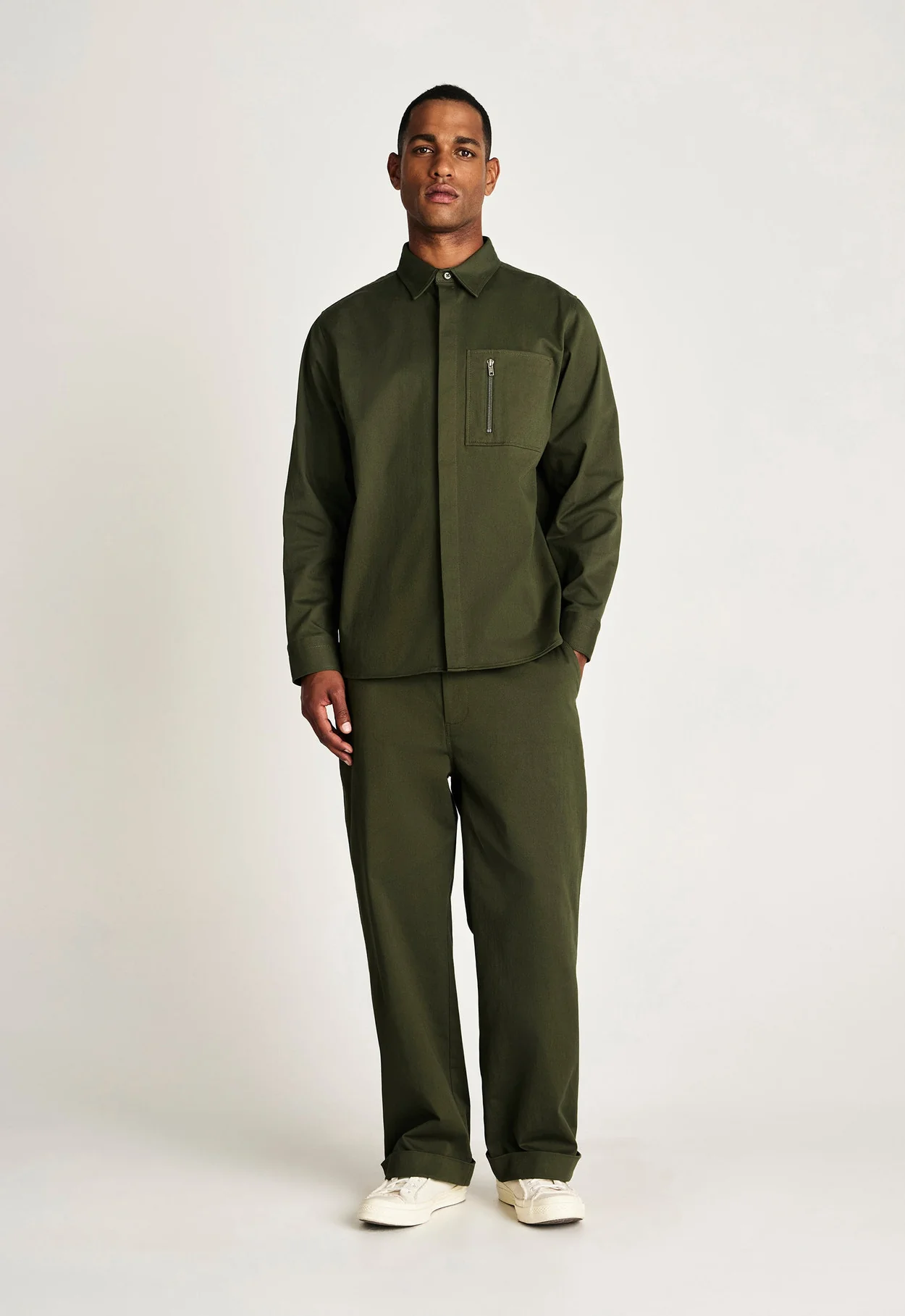 Pacer Cotton Shirt - Hunter
