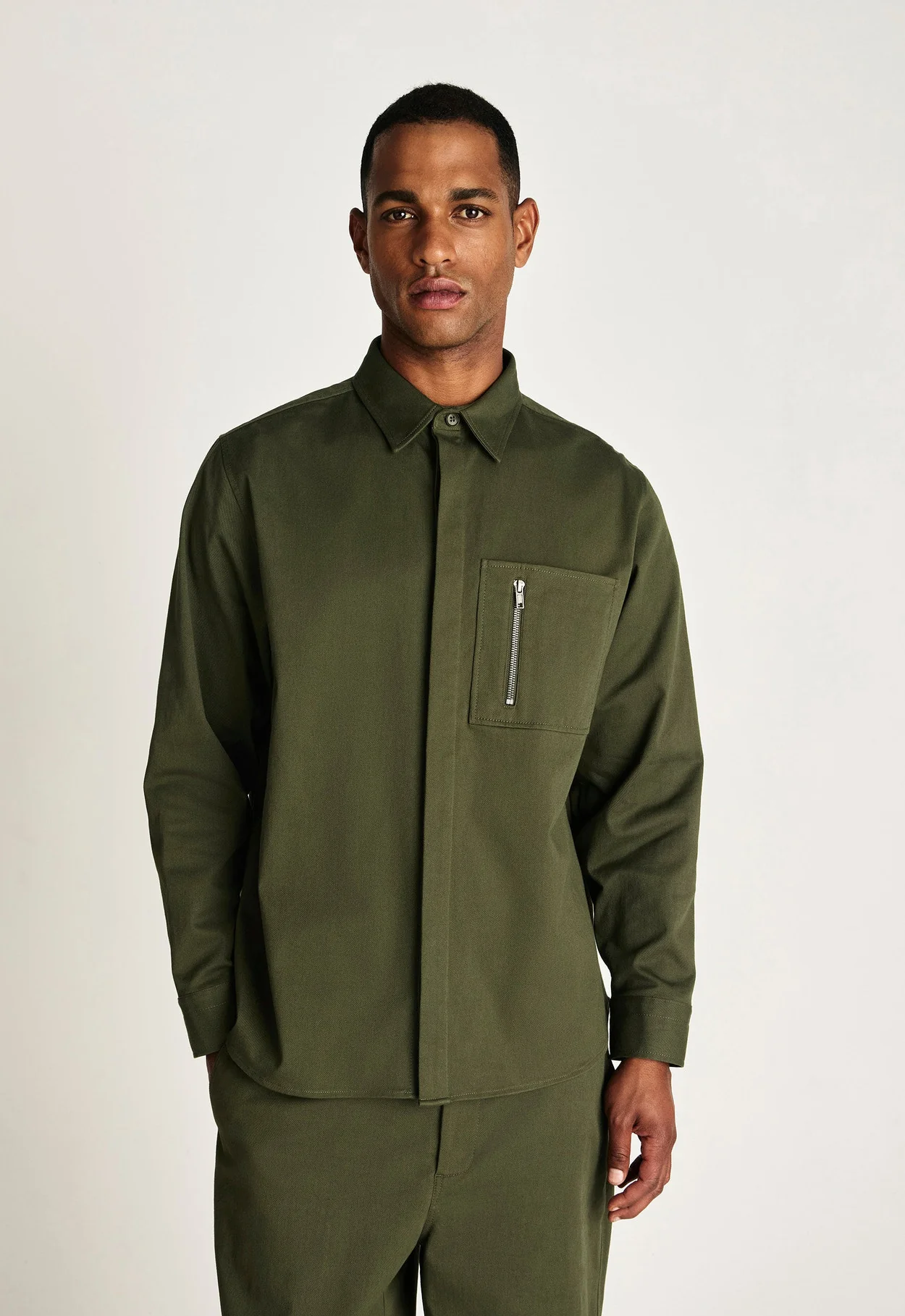 Pacer Cotton Shirt - Hunter - Image 2