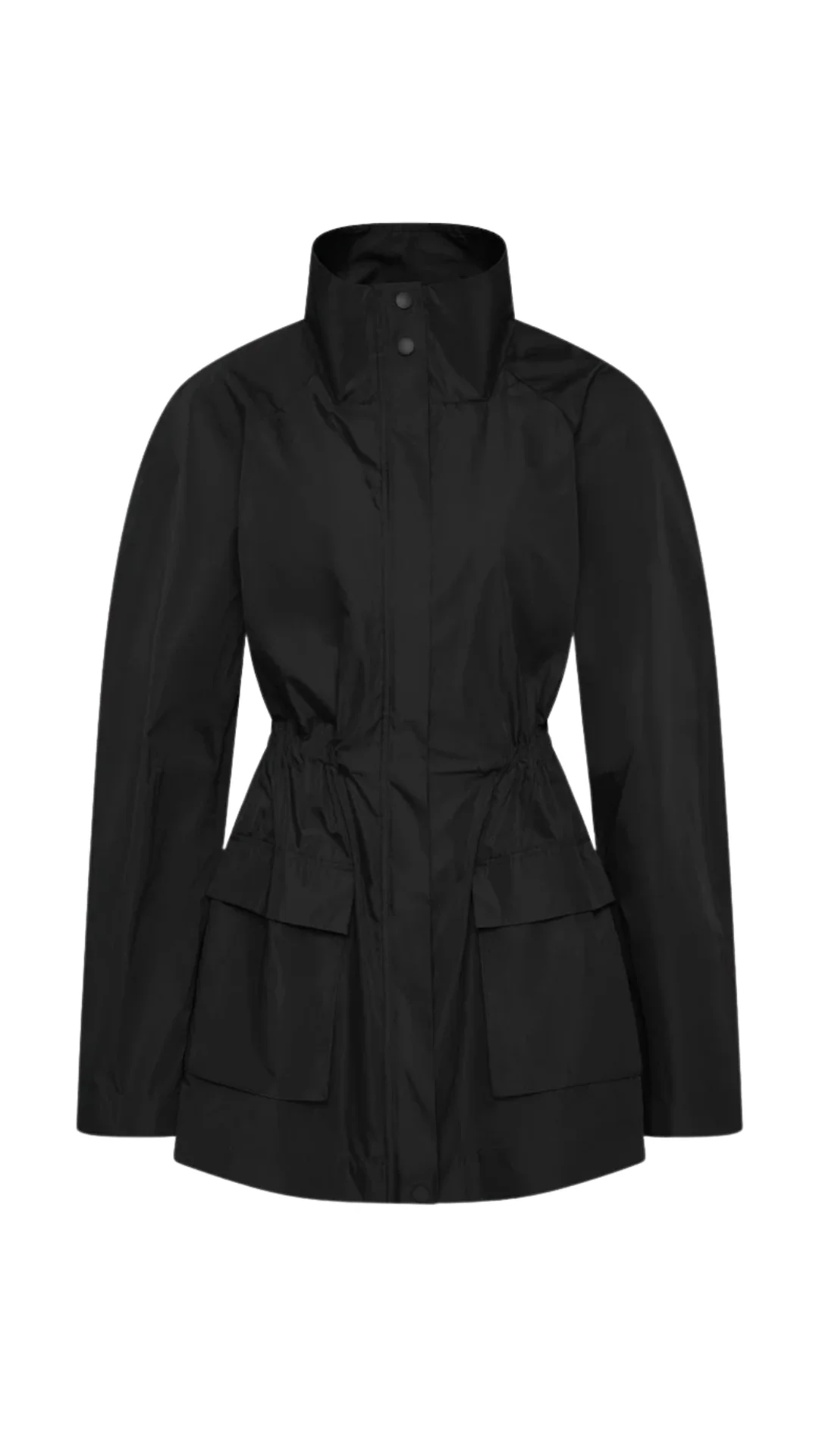 Paper Taffeta Parka - Black