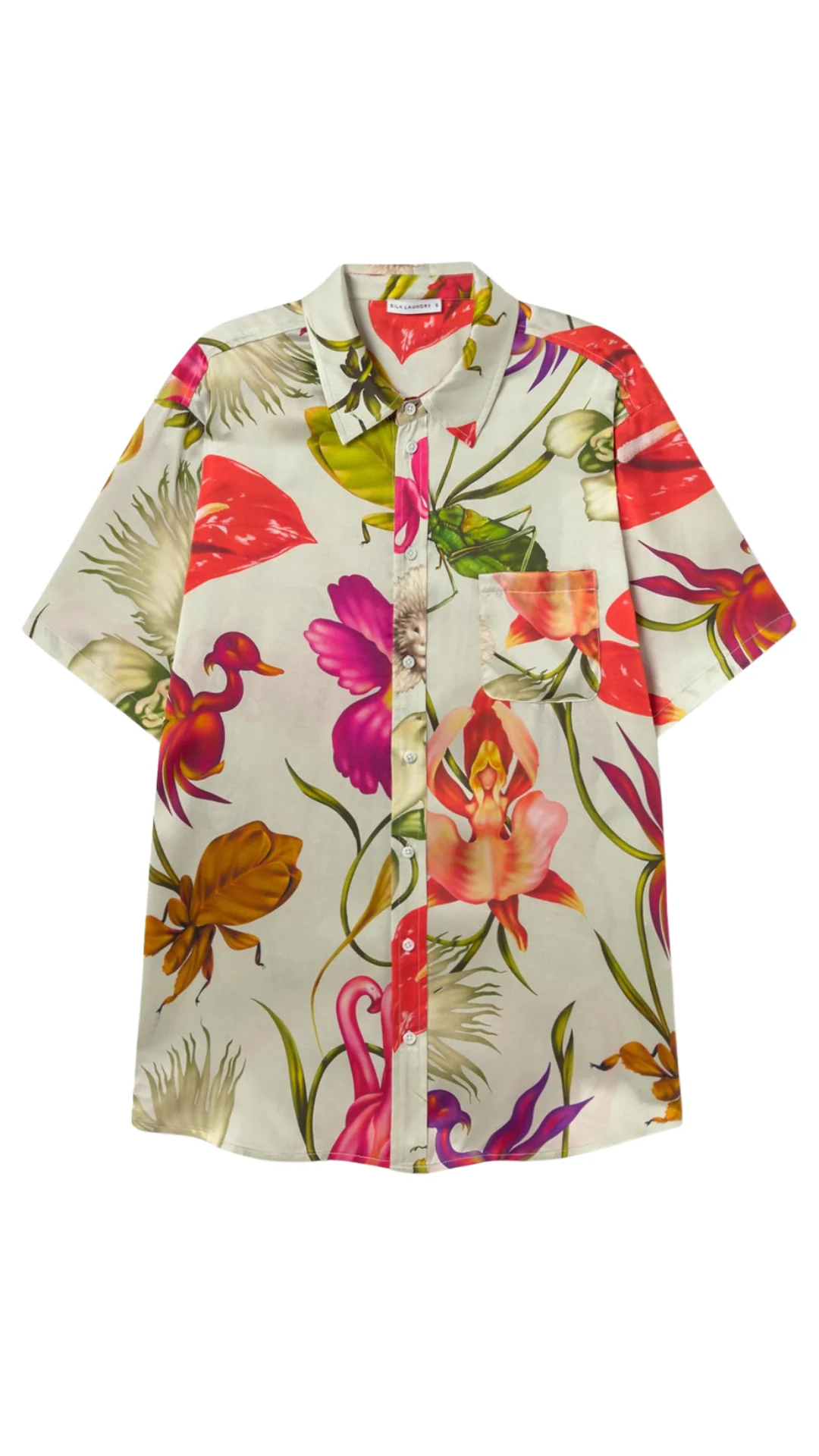 Short Sleeve Boyfriend Shirt - Wonderland