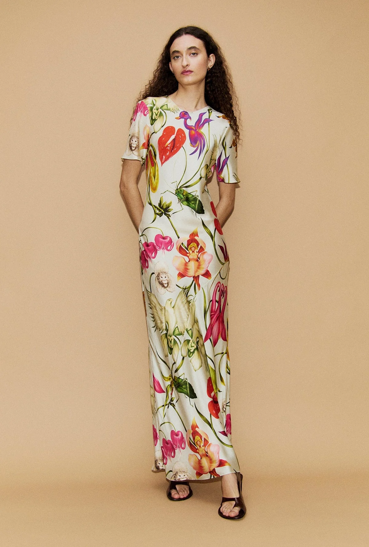 Short Sleeve Colour Me Dress - Wonderland - Image 2