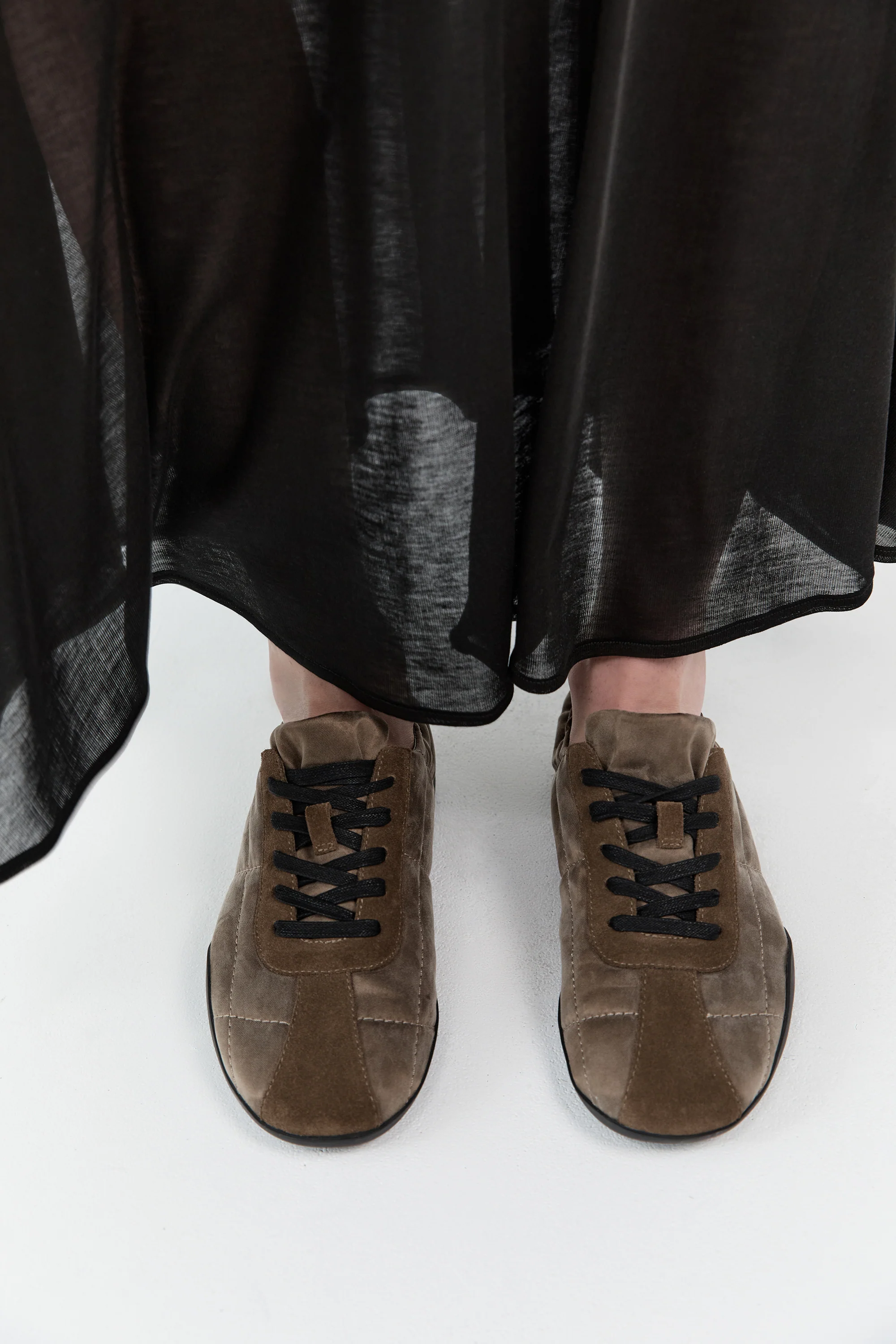 Stitch Pillow Sneaker - Dark Olive - Image 3