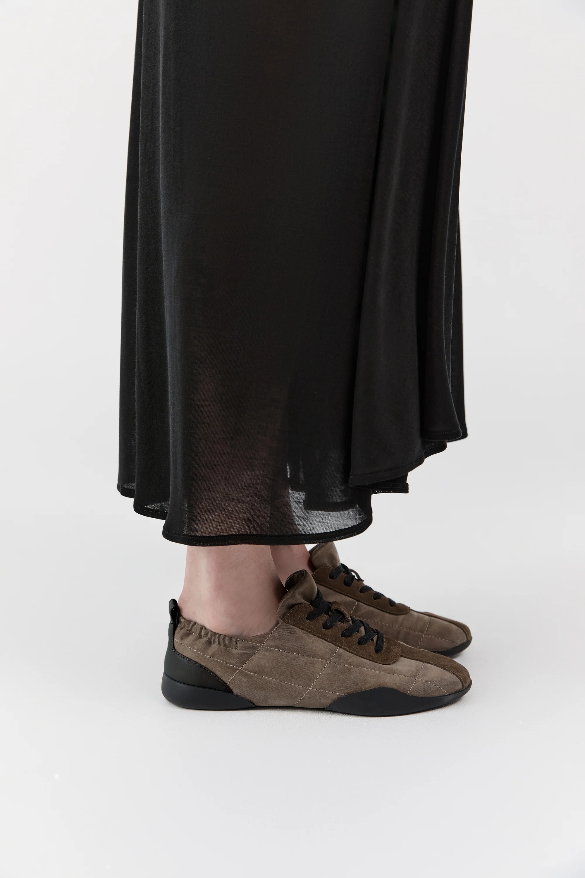 Stitch Pillow Sneaker - Dark Olive - Image 4
