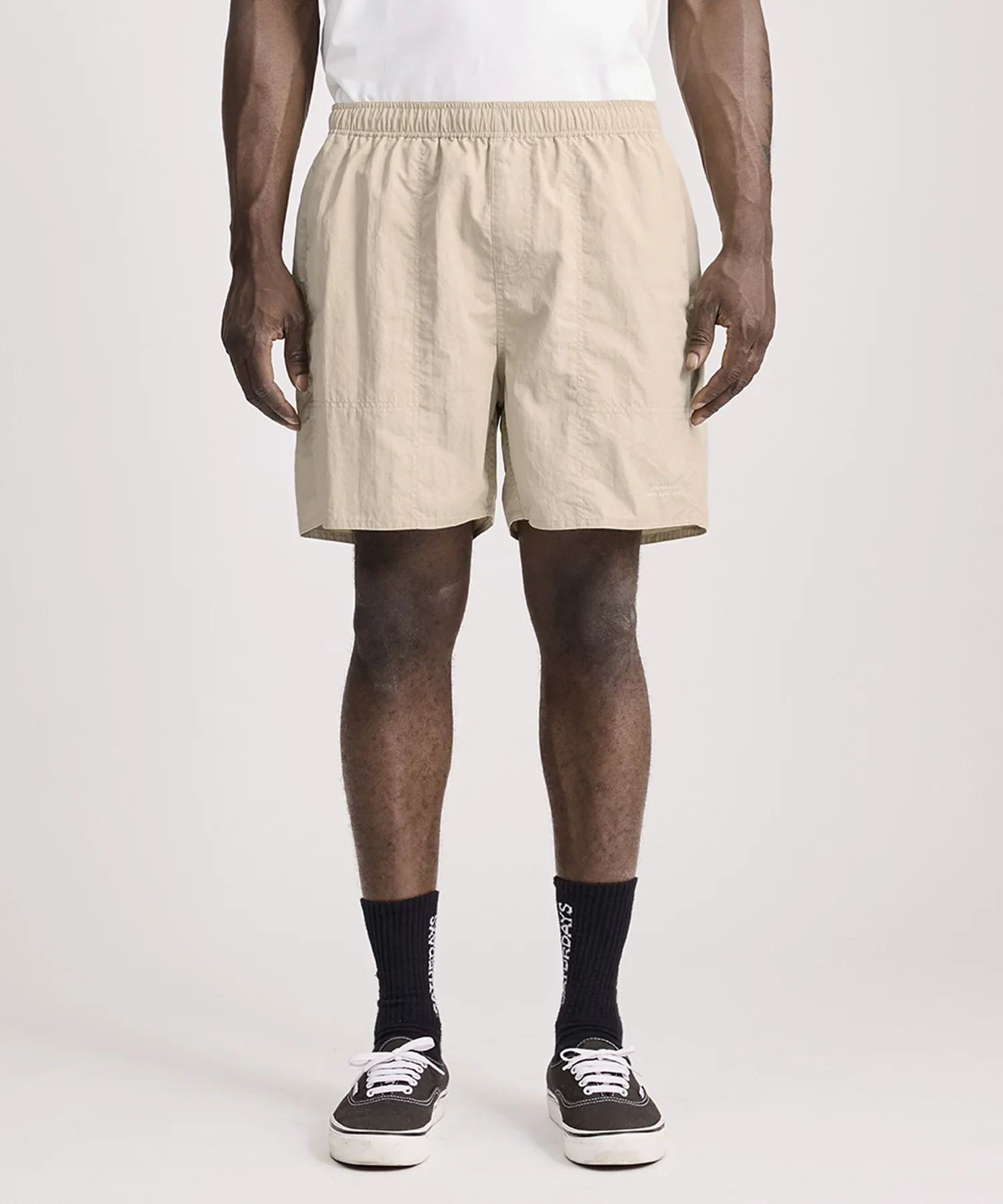 Talley Washed Swim Short - Beige - Image 2