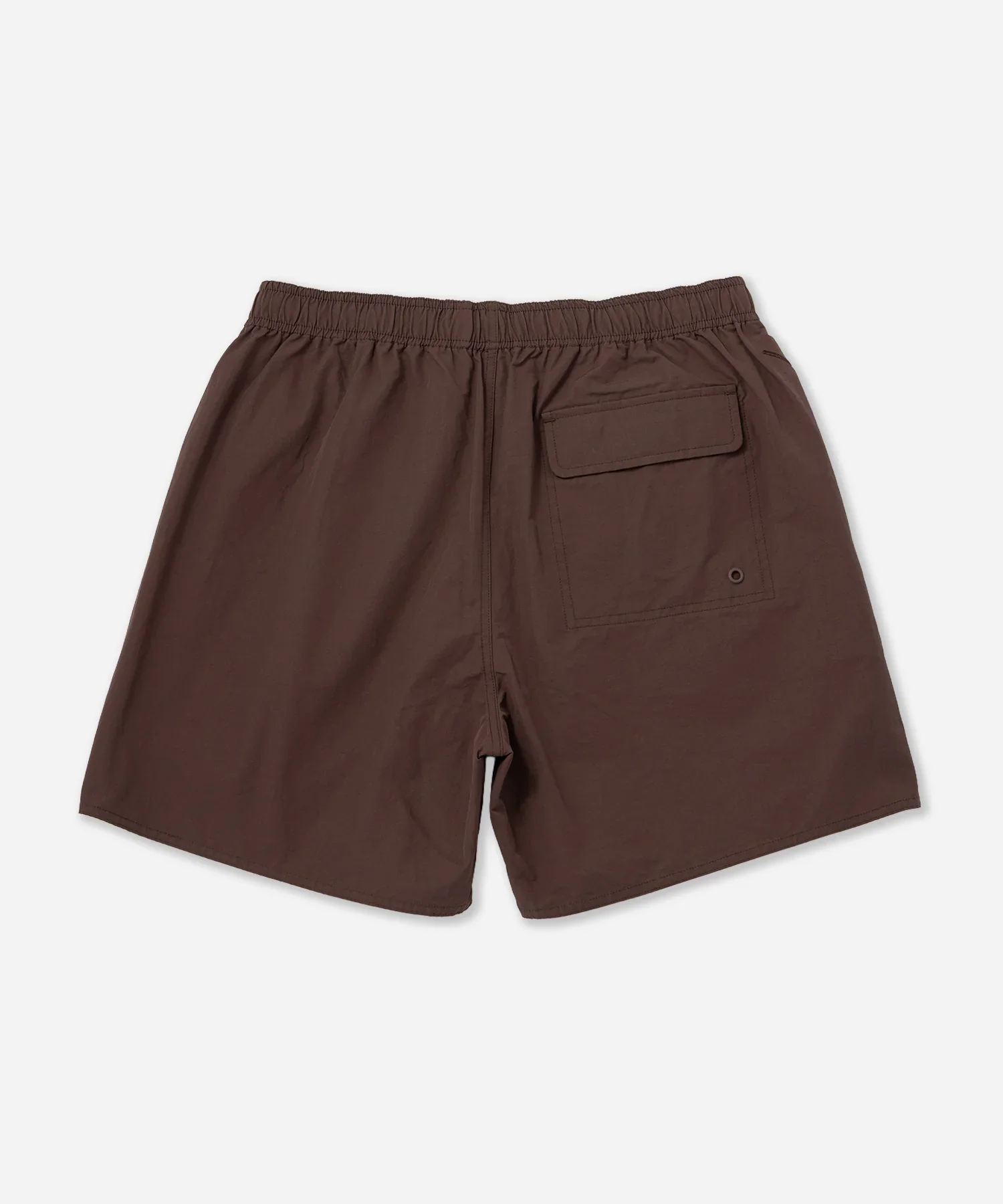 Talley Washed Swim Short - Dark Brown - Image 7