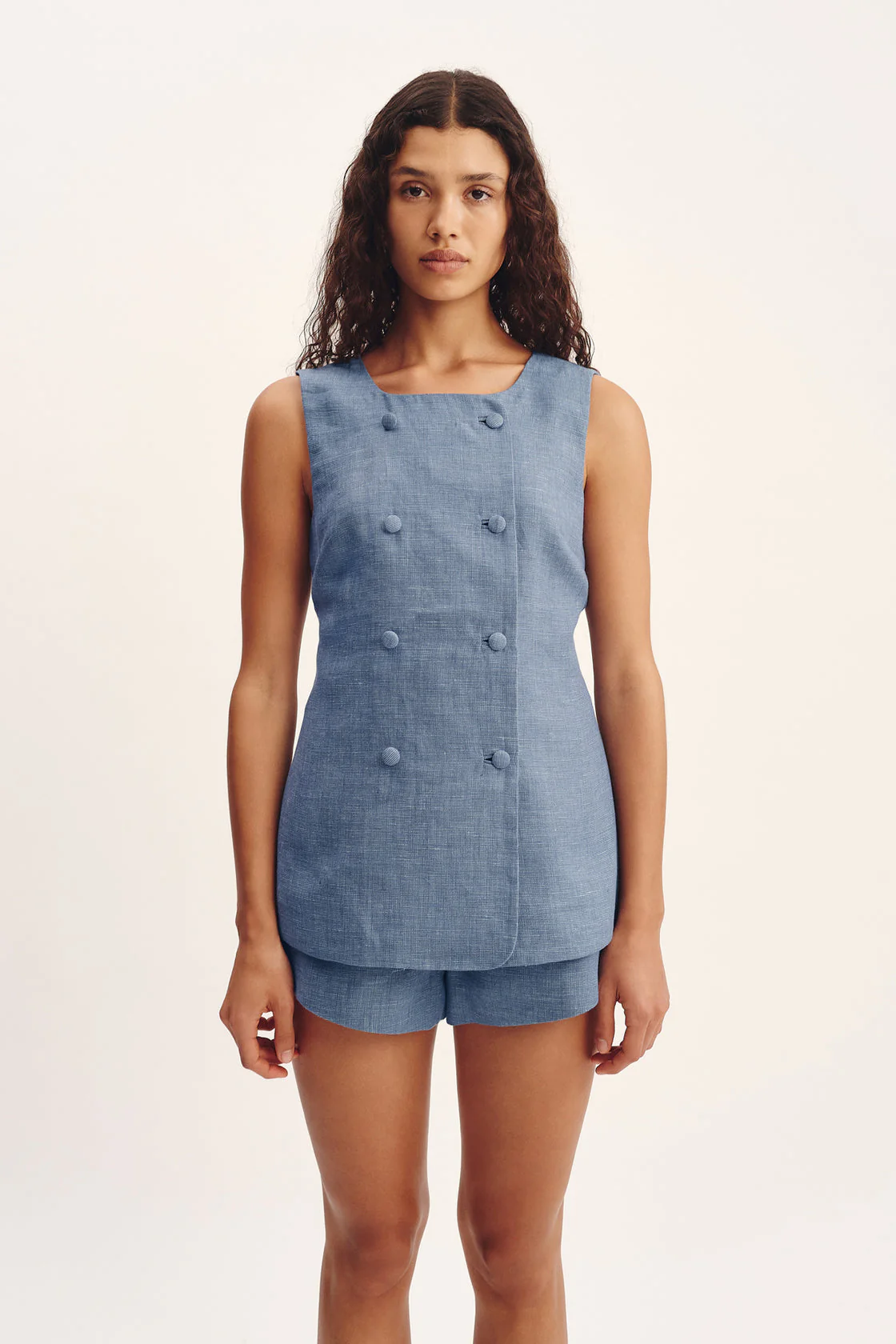 Thea Short - Steel Blue - Image 5