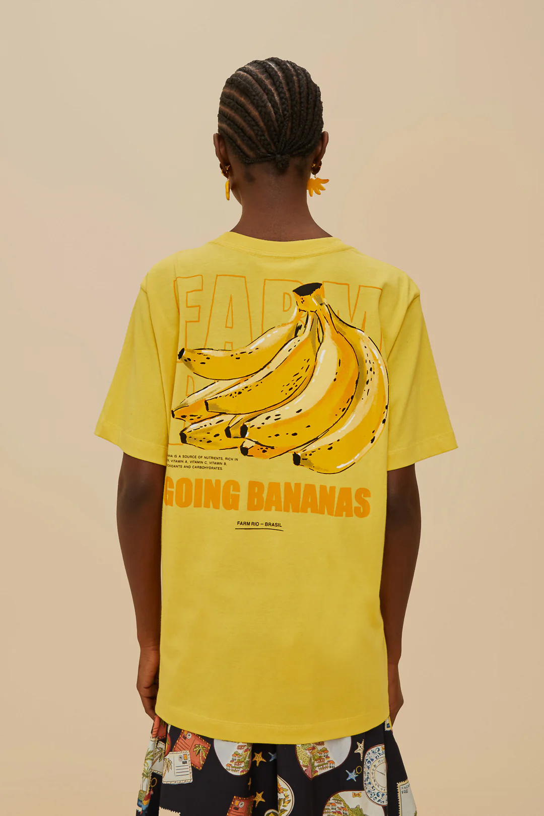 Tropical Bananas Relaxed T-Shirt - Image 3